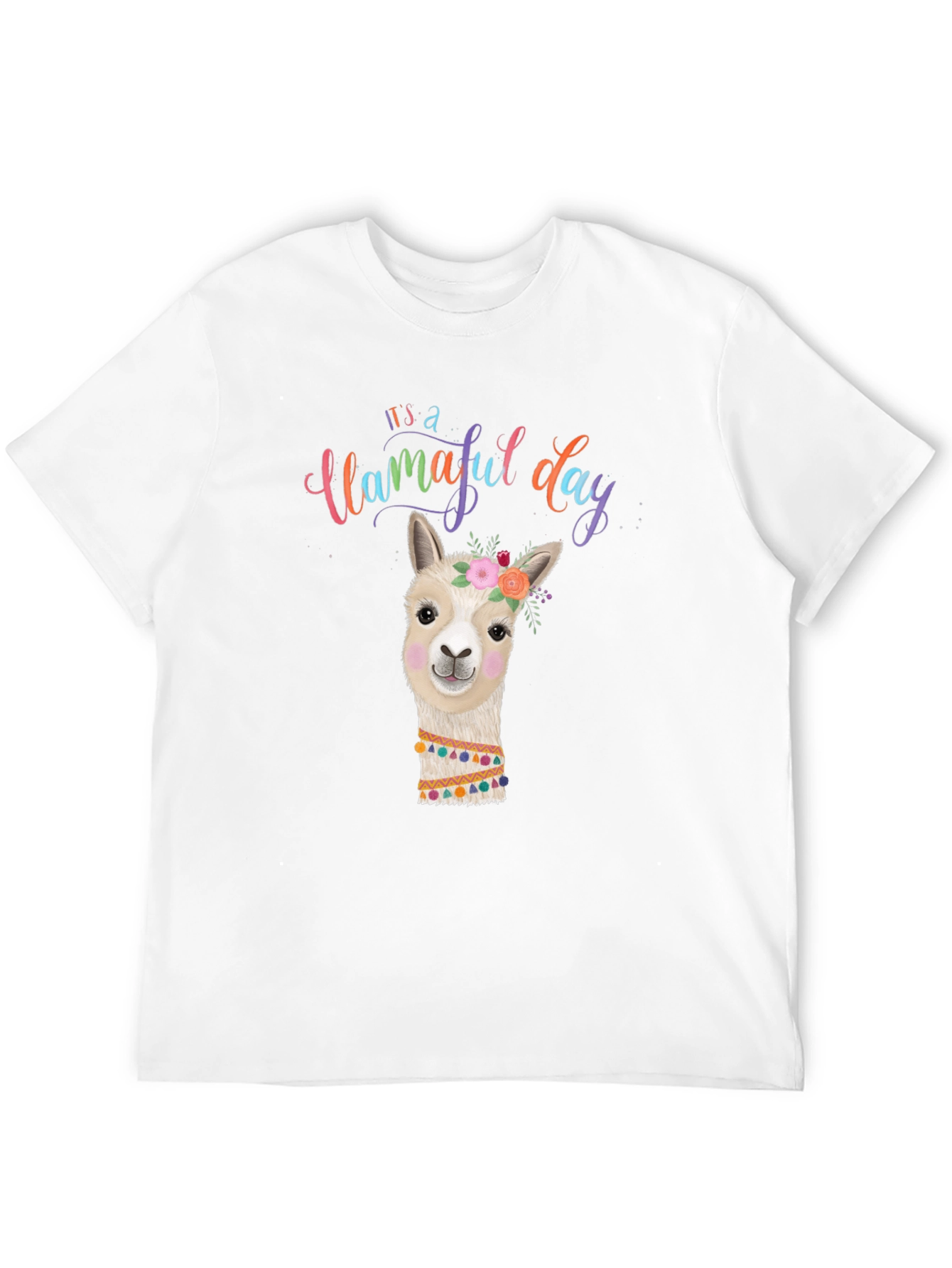 Black Llamaful Day Black Graphic Tee view 12