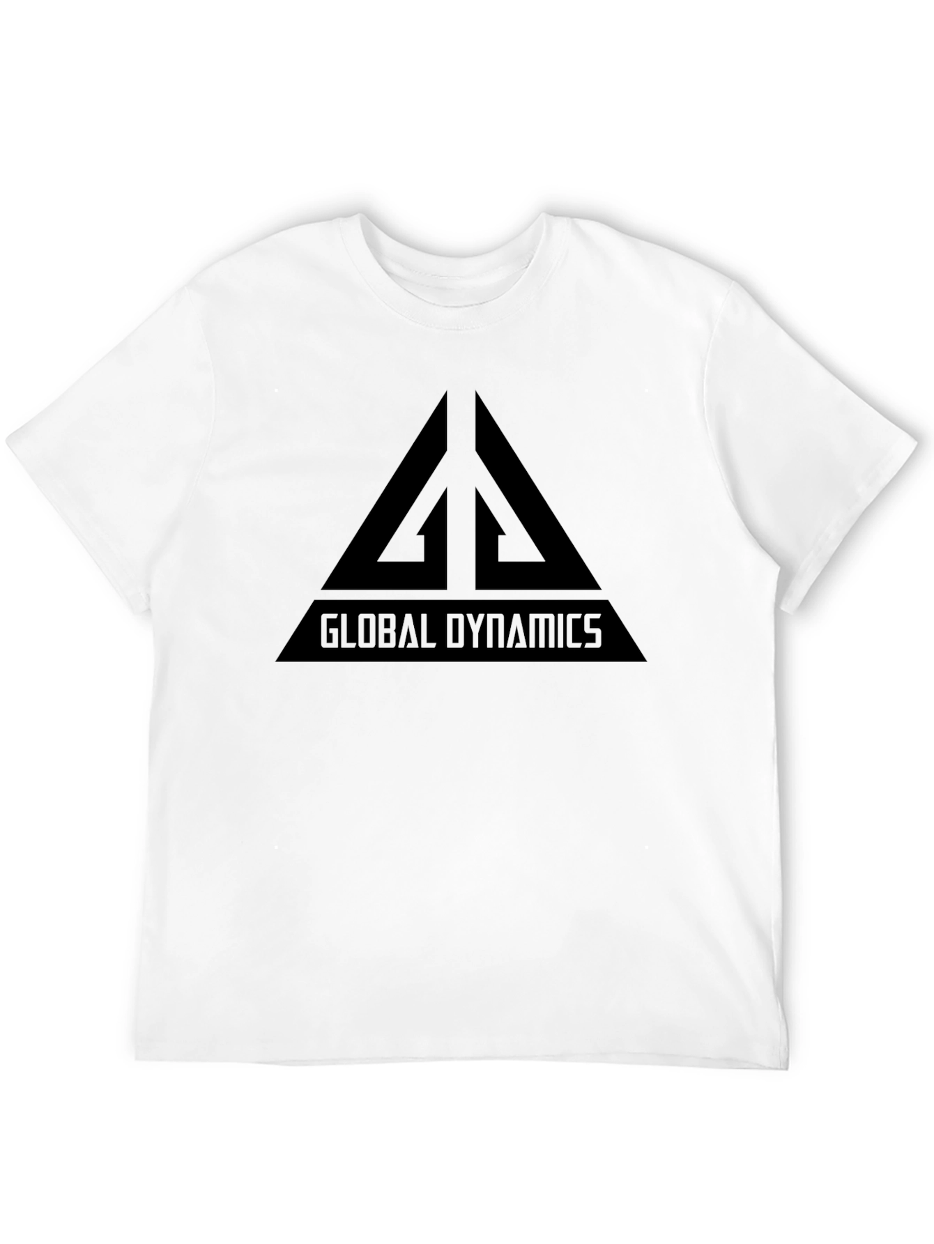 Black Global Dynamics Graphic Tee - Black Cotton T-Shirt view 12
