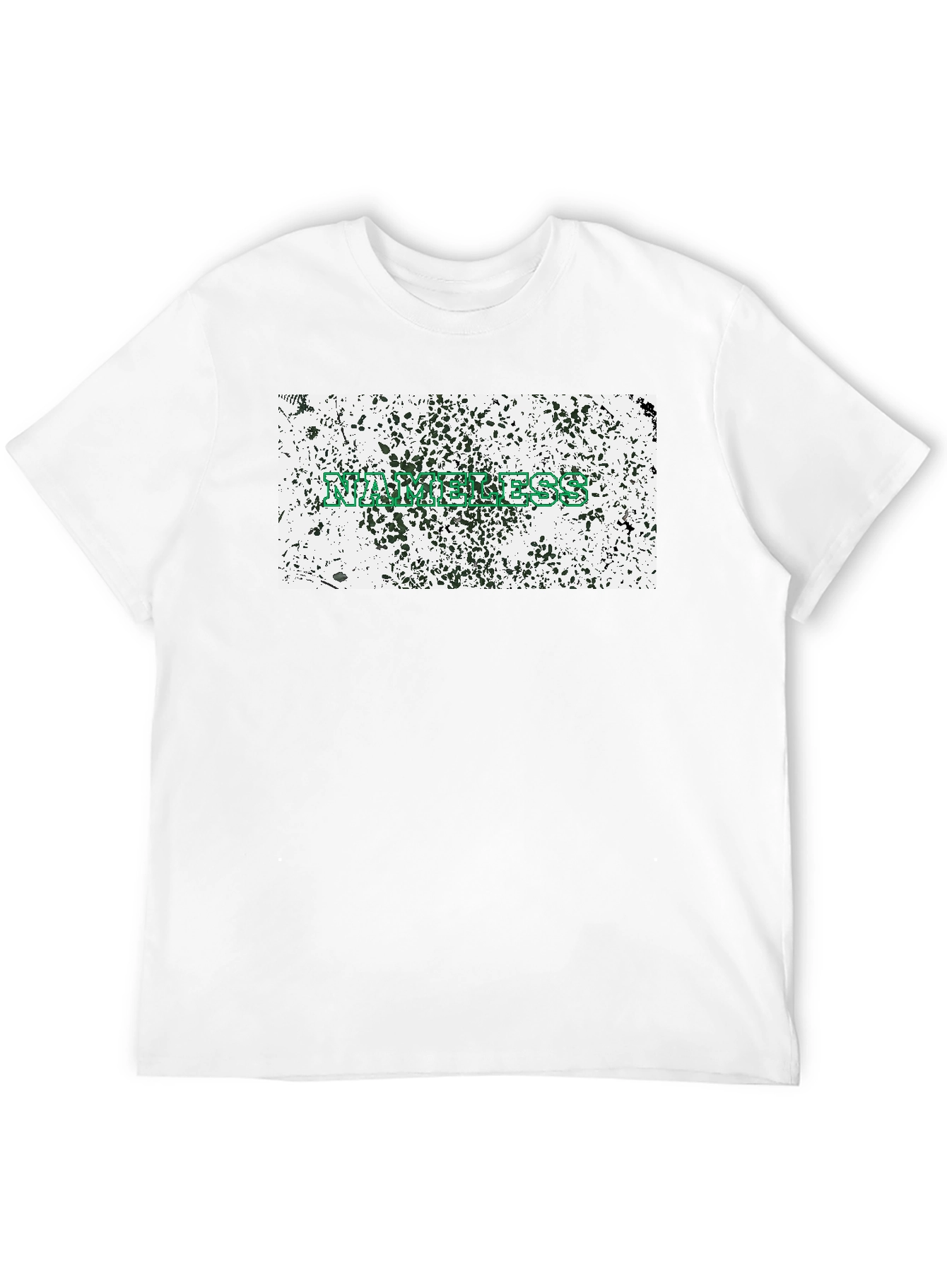 Black Abstract Graphic Print Tee - Relaxed Fit view 12