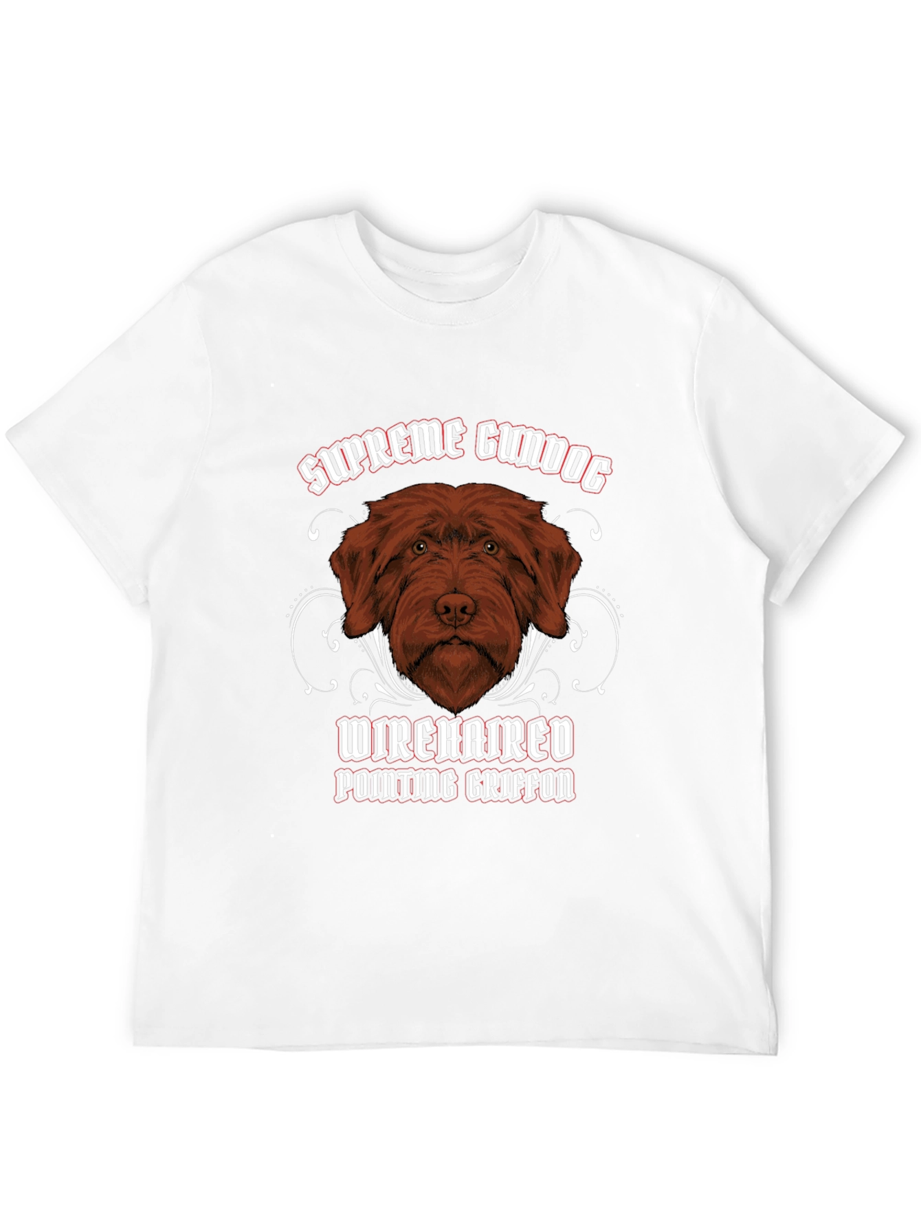 Black Supreme Gundog Wirehaired Pointing Griffon T-Shirt view 12