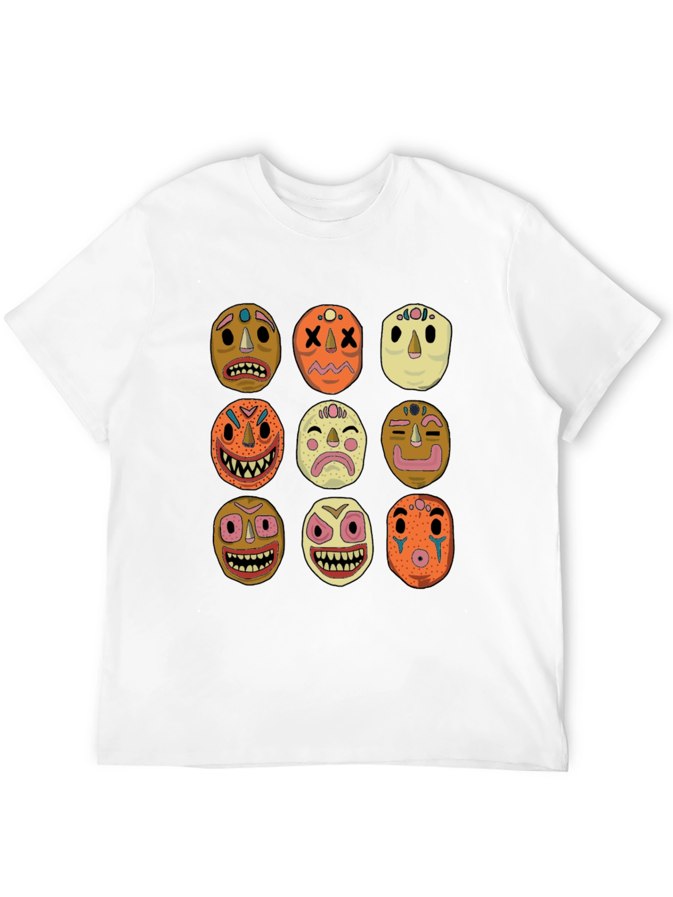 Black Masks Graphic Tee - Unique Design! view 12