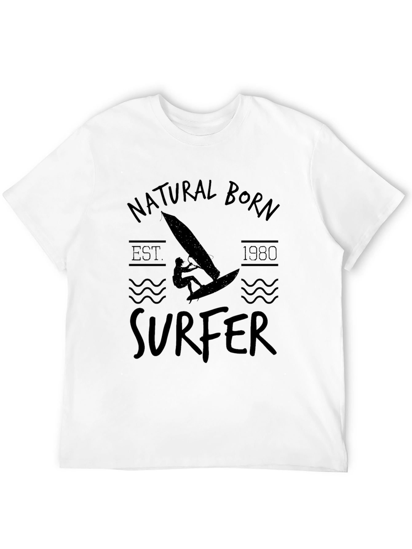 Black Natural Born Surfer Tee - Est. 1980 view 12