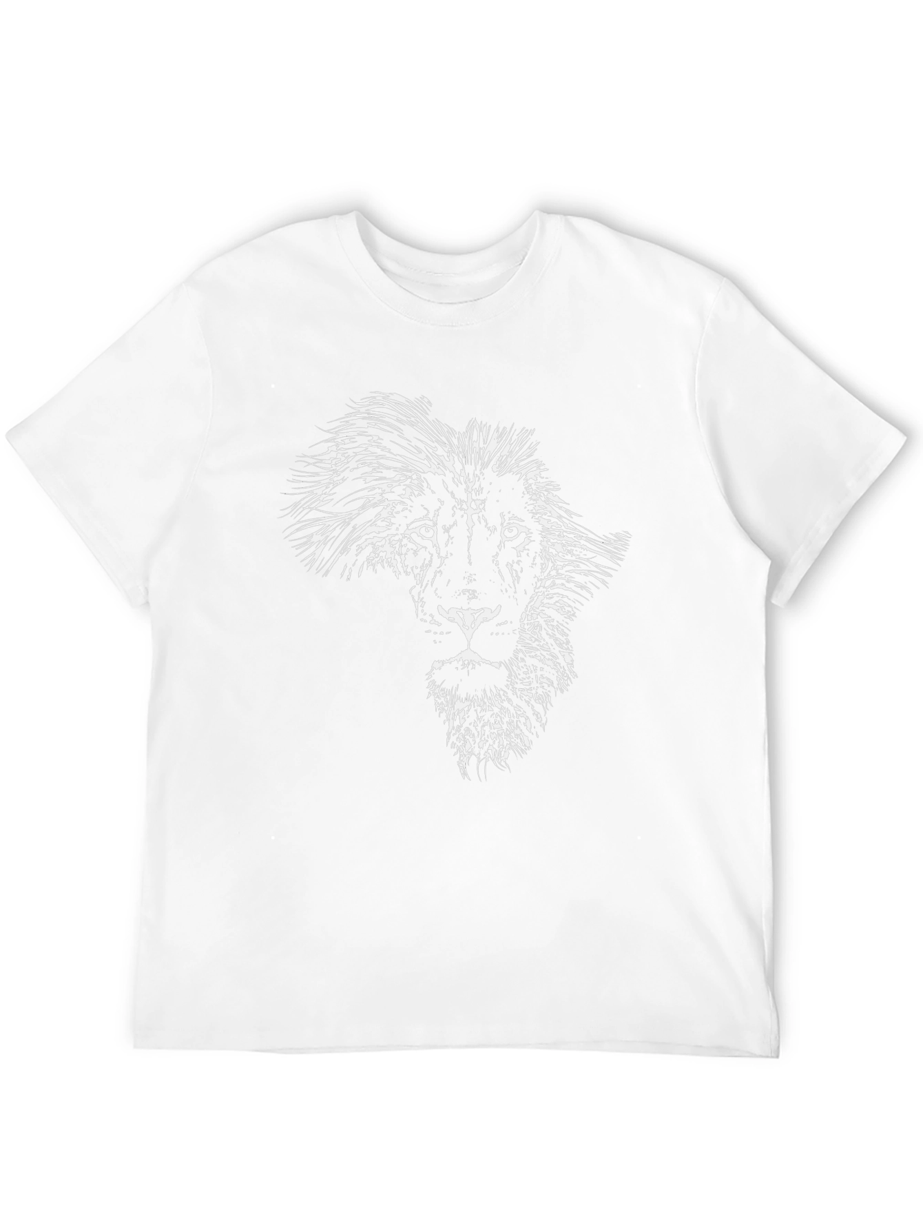 Black Lion Africa Map Graphic Black T-Shirt view 12