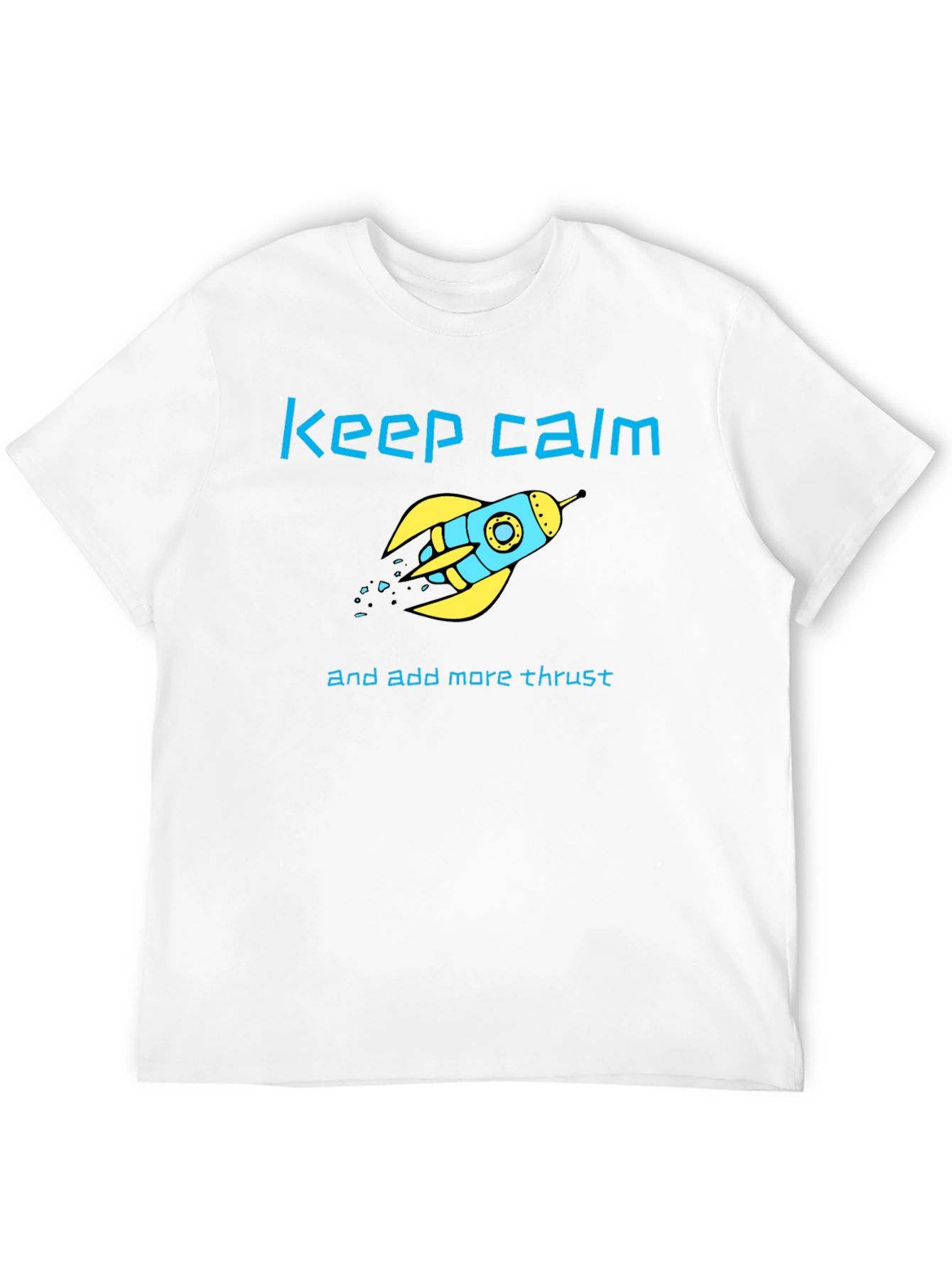 Black Keep Calm Rocket T-Shirt view 12