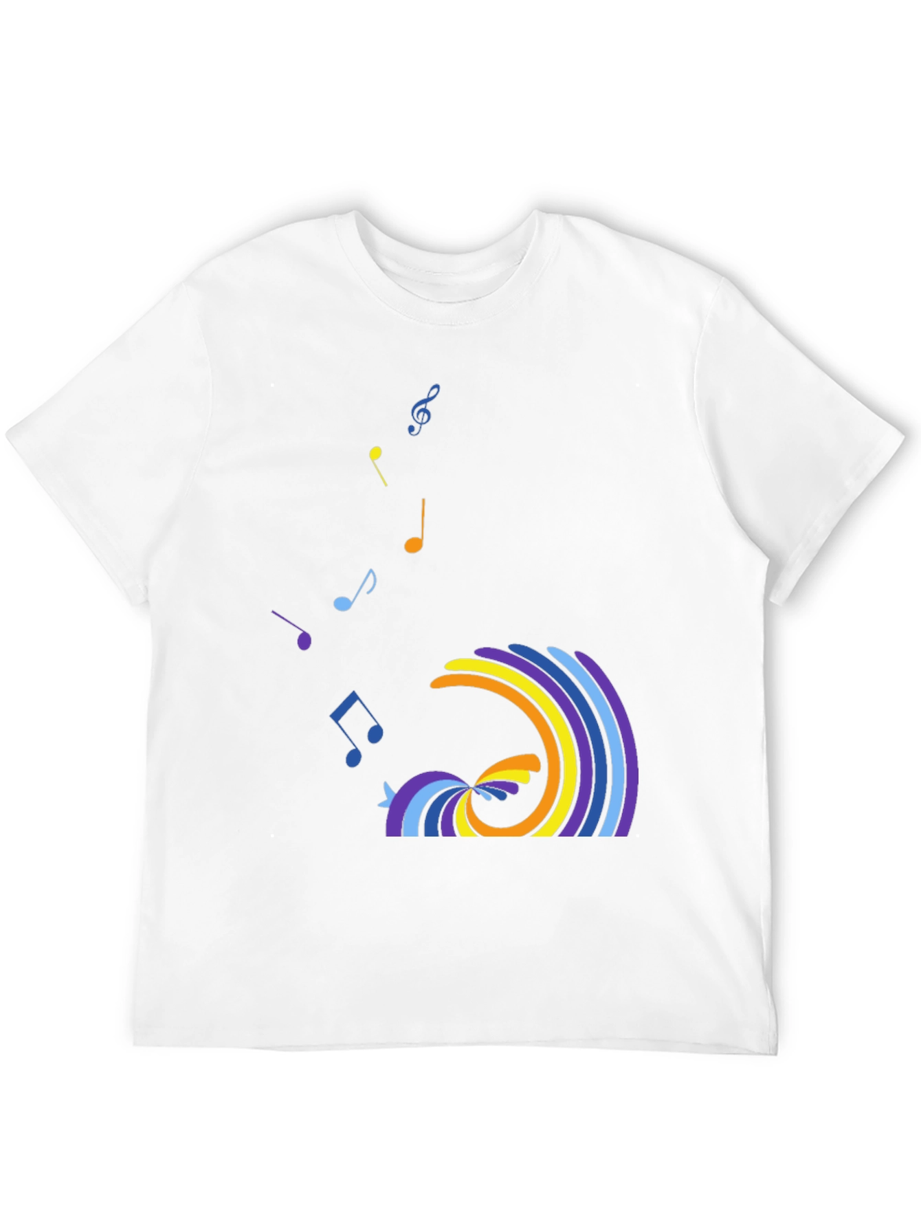 Black Musical Wave Graphic Tee view 12
