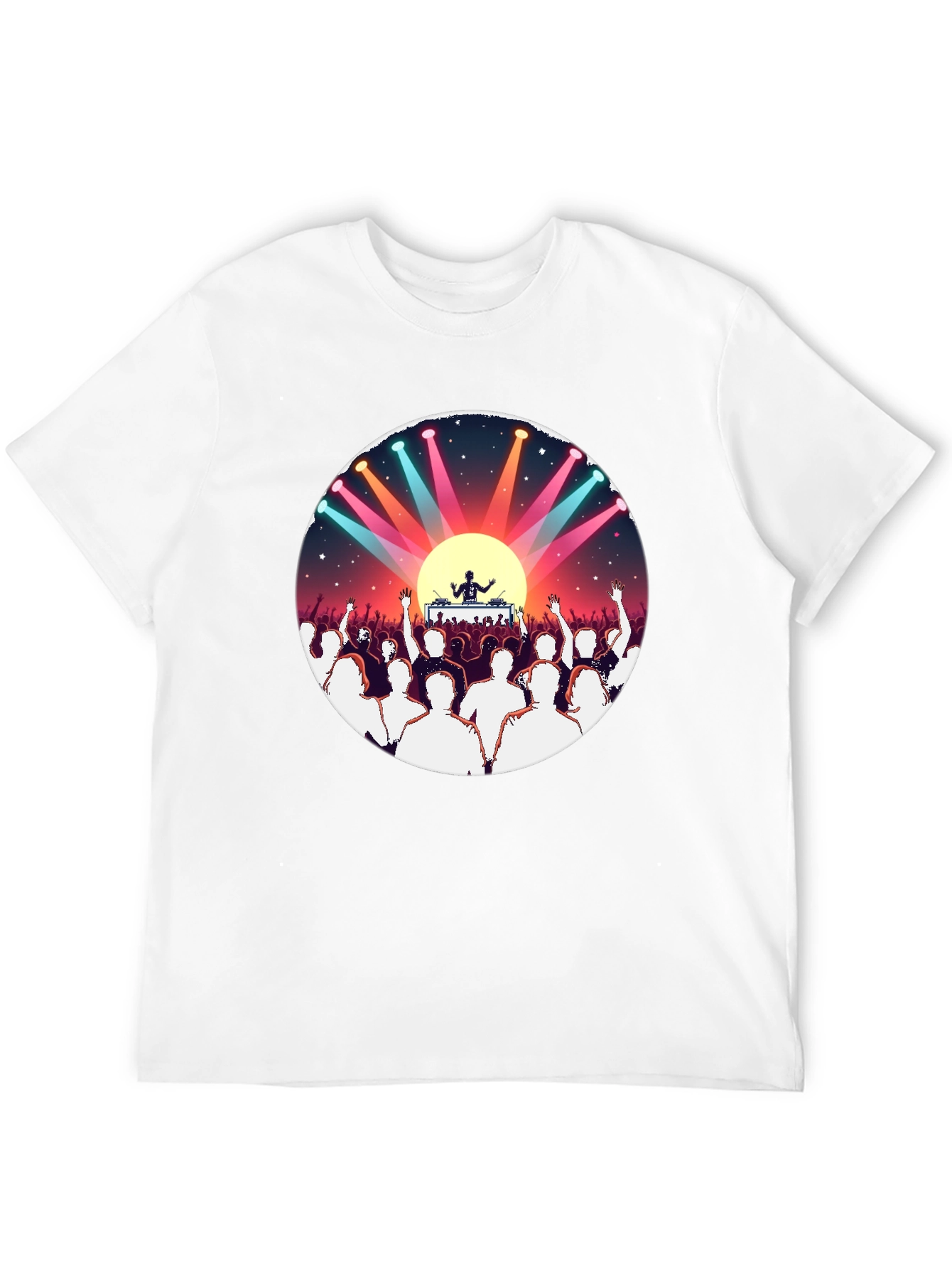 Black DJ Party Graphic T-Shirt view 12