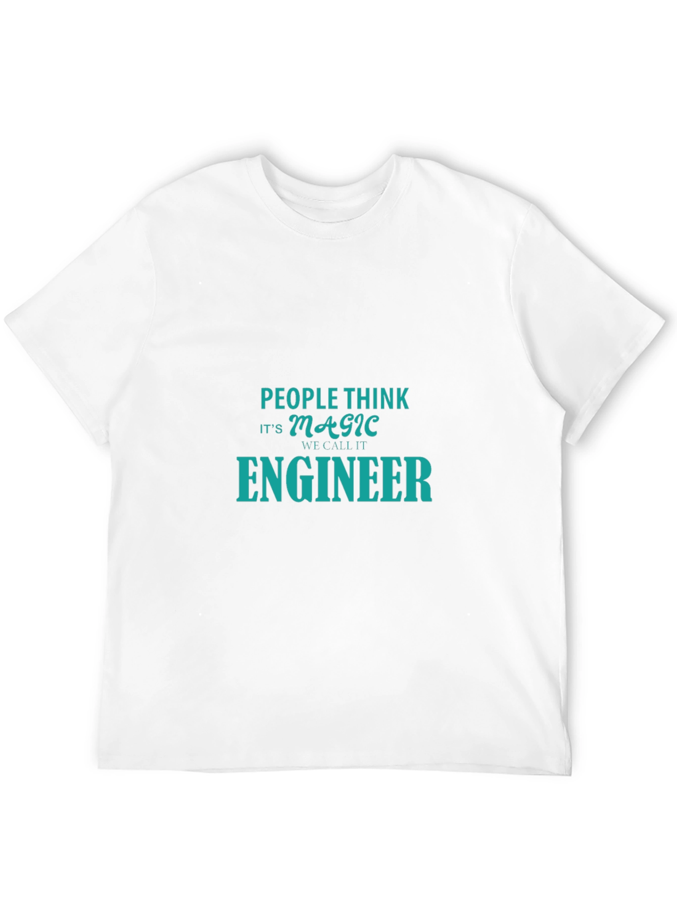 Black Engineer Magic Funny T-Shirt view 12