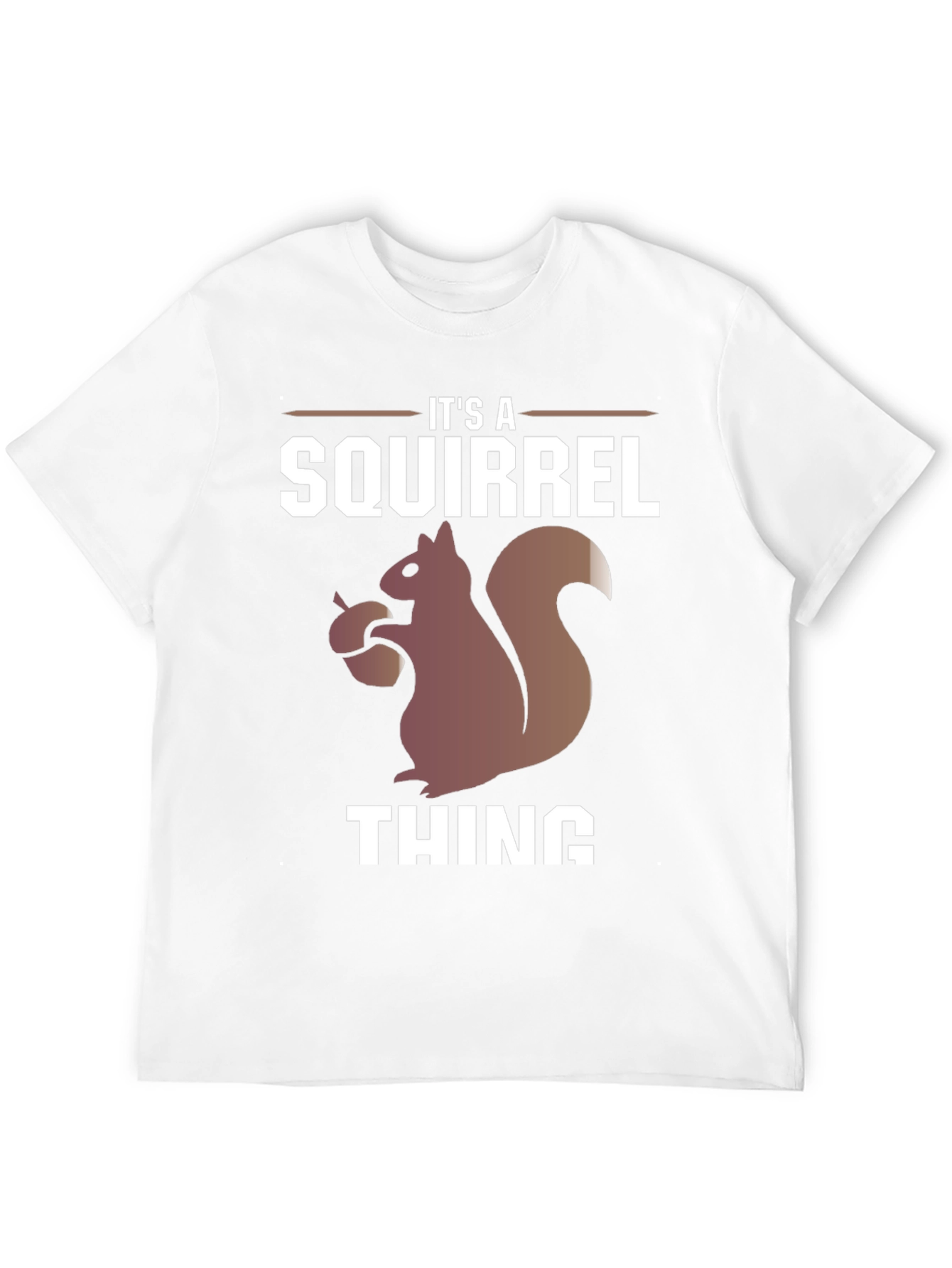 Black It's A Squirrel Thing Graphic Tee view 12
