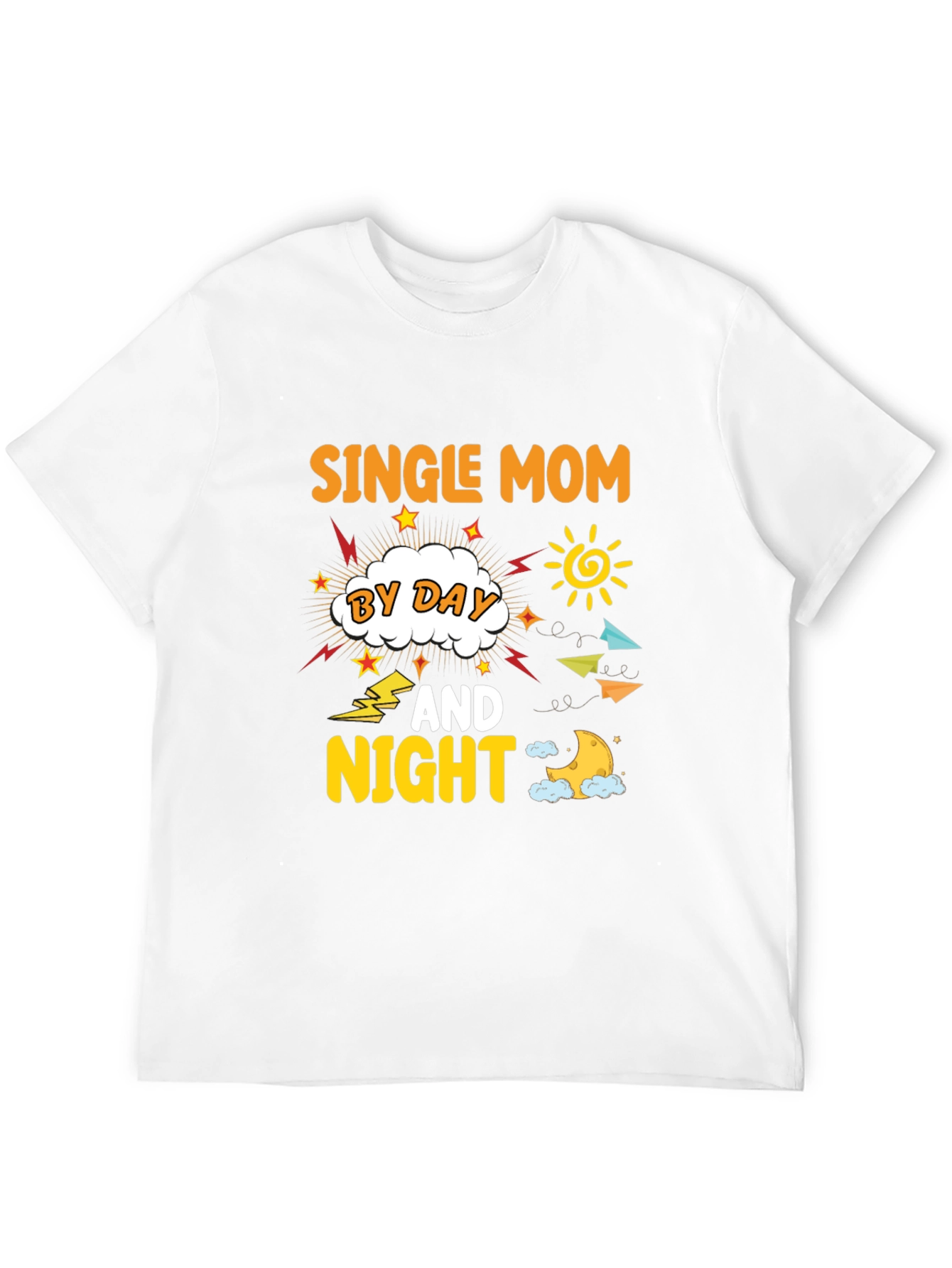Black Single Mom By Day And Night T-Shirt view 12