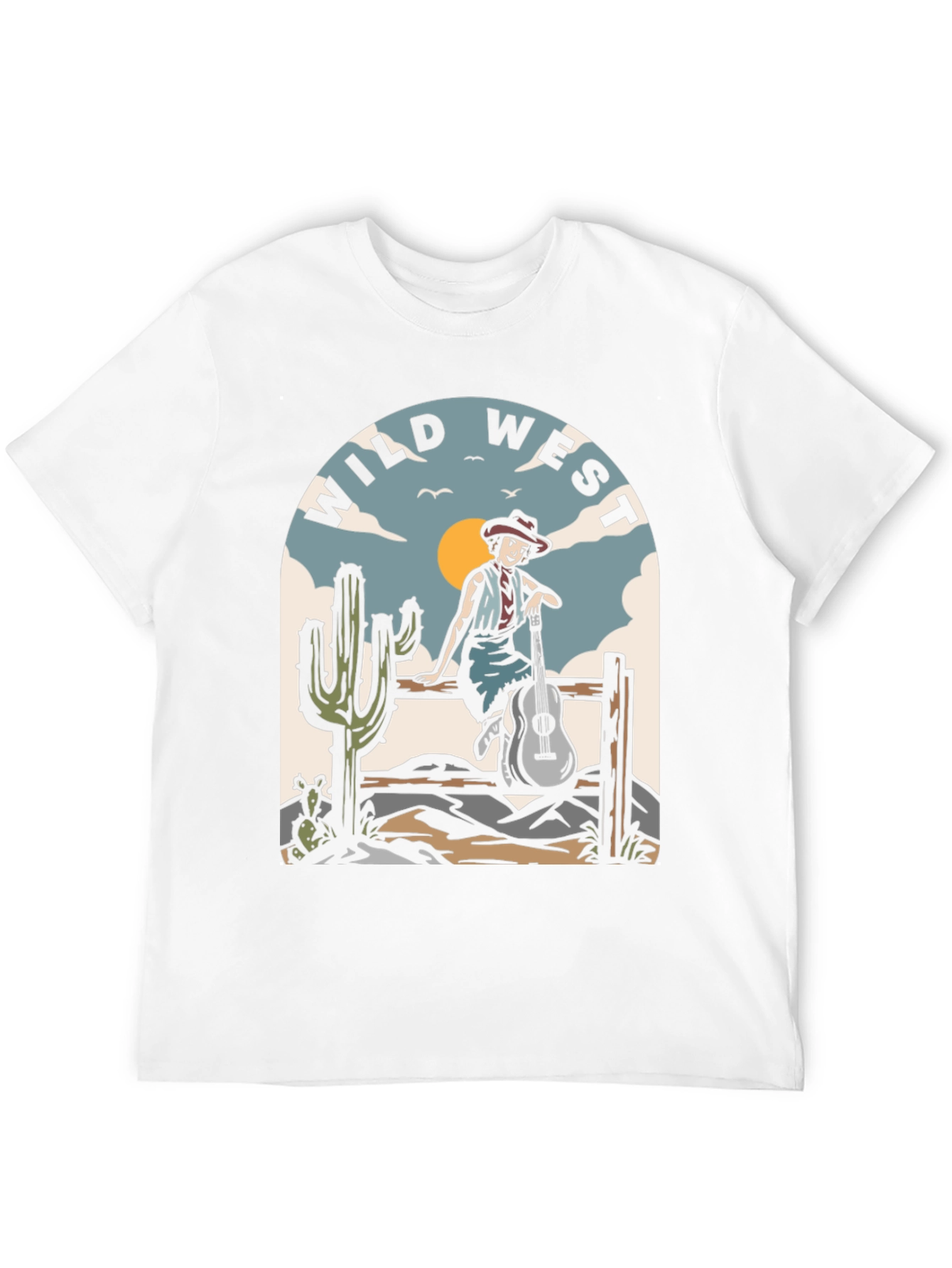 Black Wild West Graphic Tee view 12