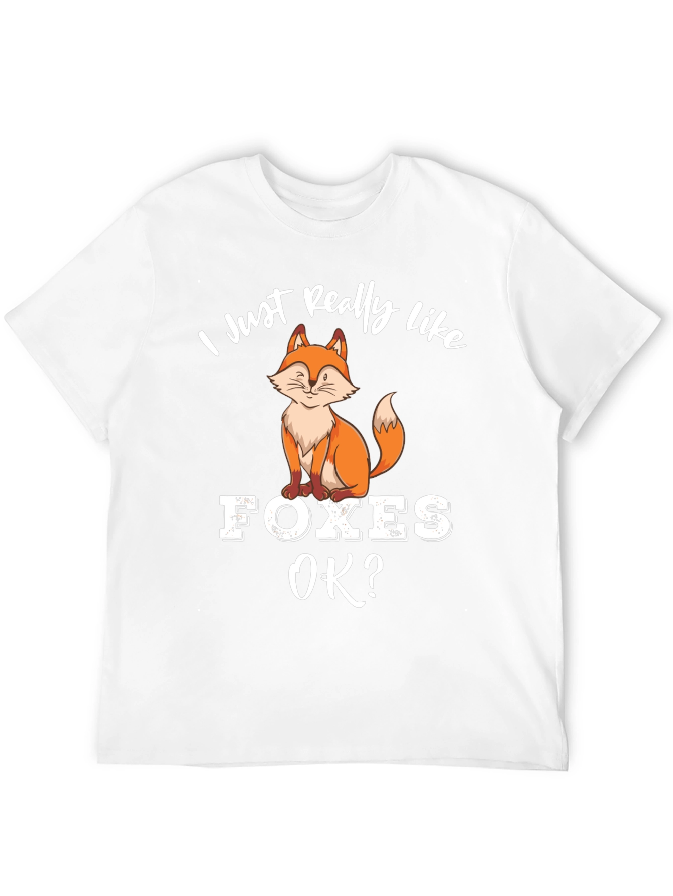 Black I Just Really Like Foxes T-Shirt view 12