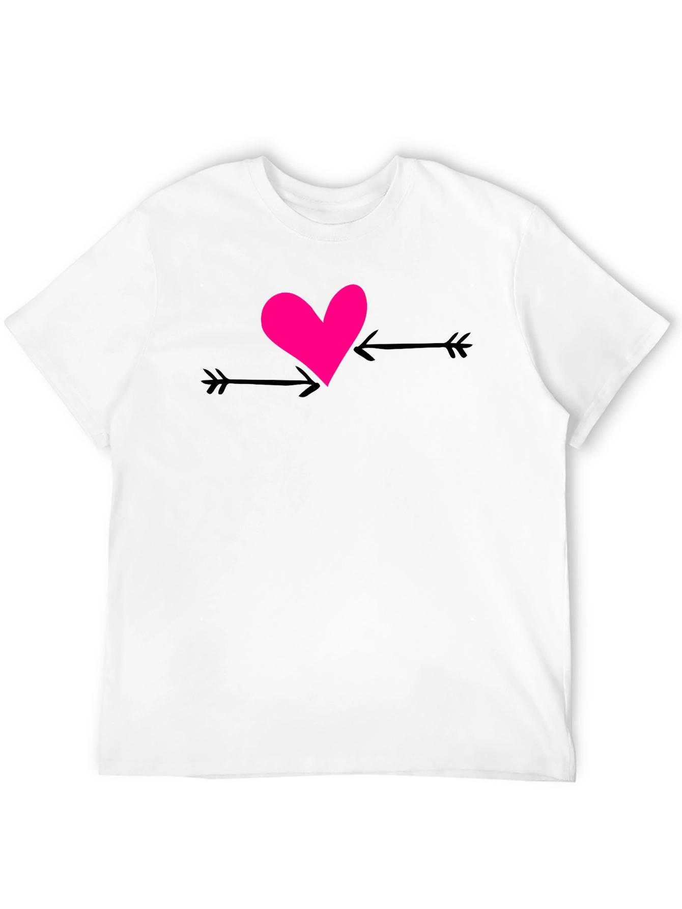 Black Heart Arrow Graphic Tee - Cupid's Love view 12
