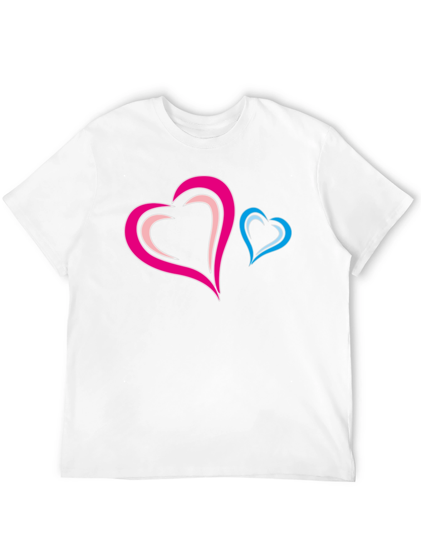 Black Stylish Black T-Shirt with Heart Design view 12