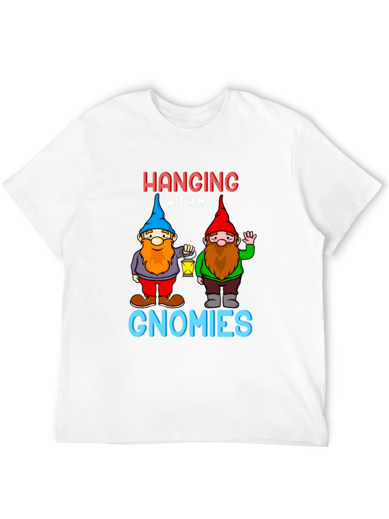 Hanging With My Gnomies Black T-Shirt - 12