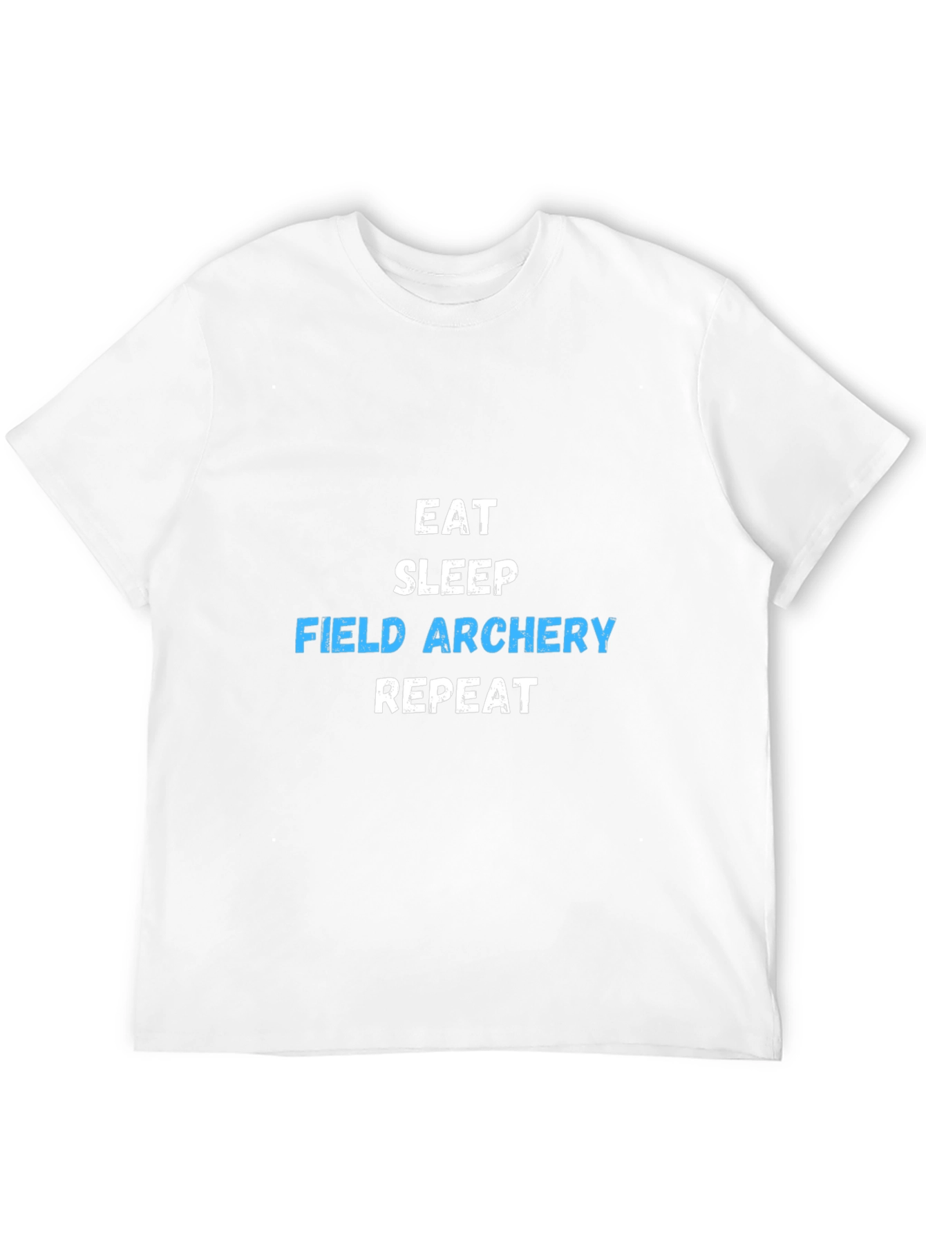 Black Eat Sleep Field Archery Repeat T-Shirt view 12