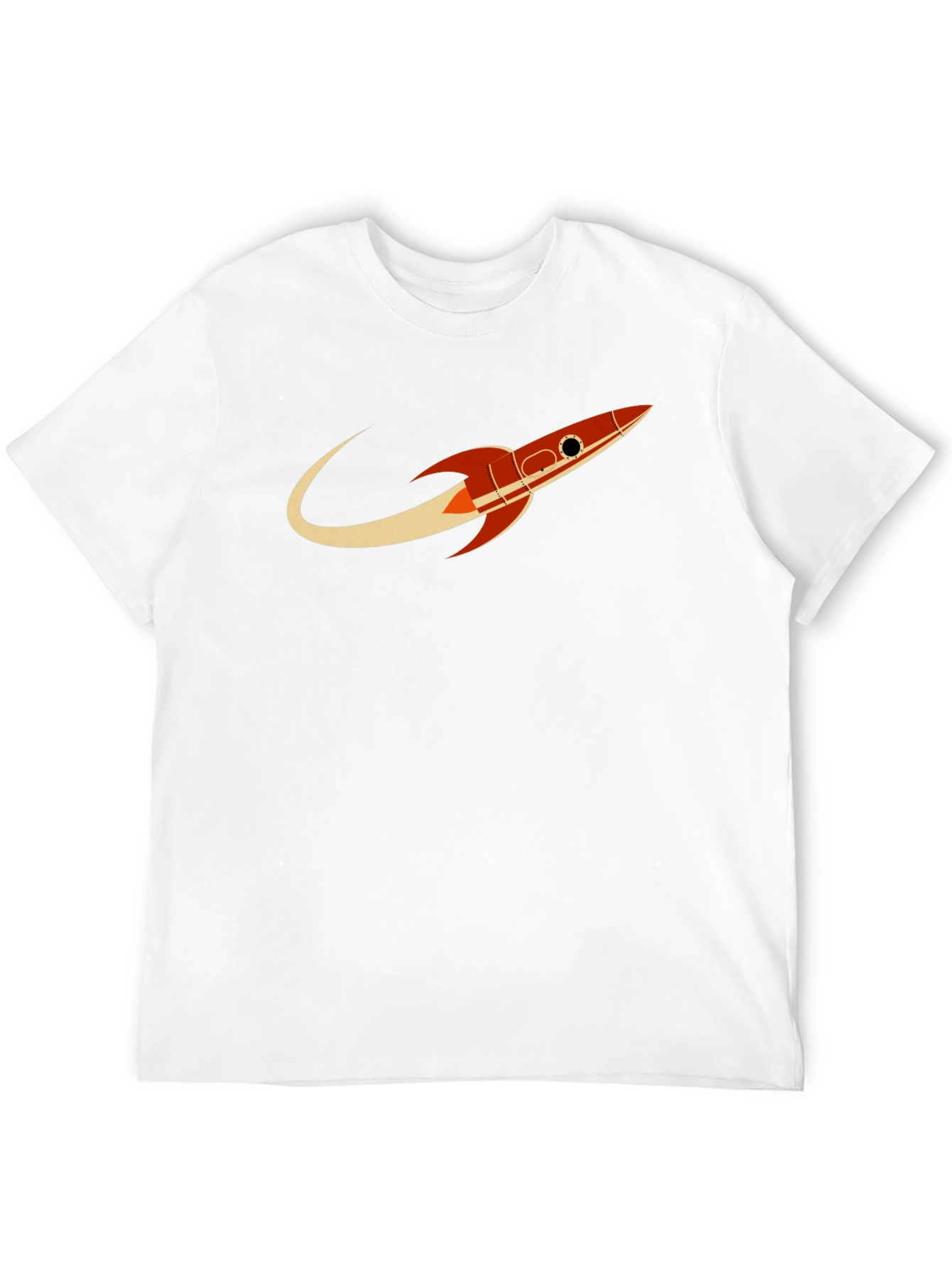 Black Retro Rocket Black T-Shirt - Blast Off in Style! view 12