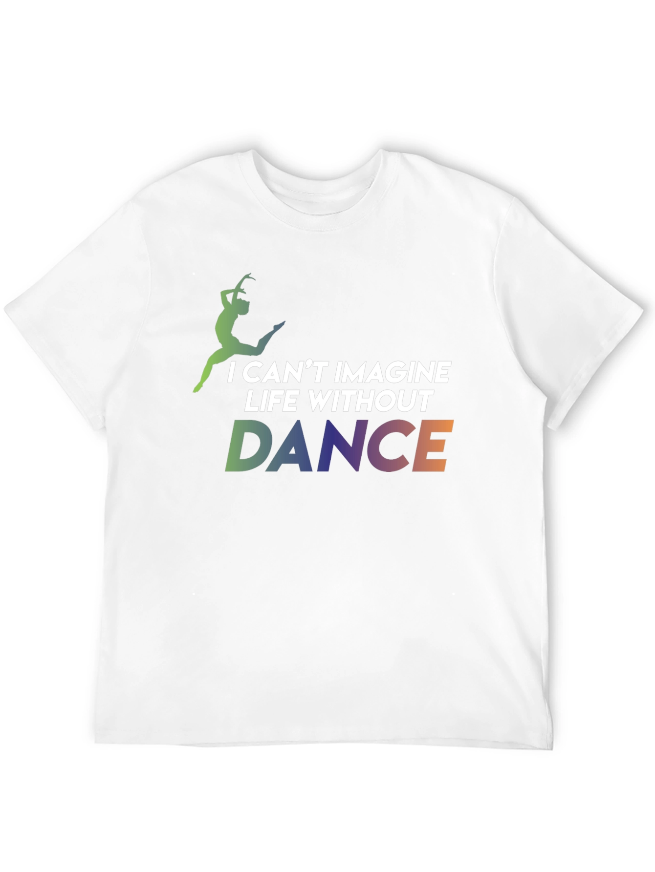 Black Dance Lover Graphic Tee - I Can't Imagine Life Without Dance T-Shirt view 12