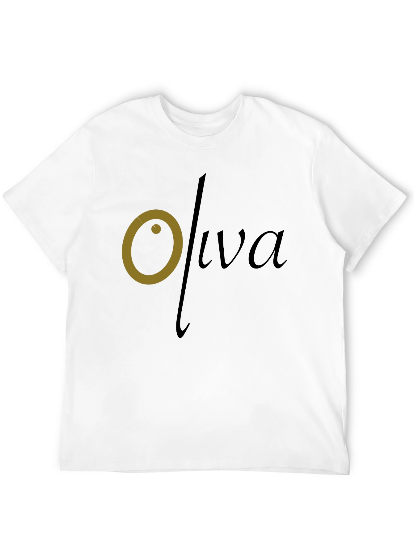 Black Oliva Graphic Tee - Stylish & Comfortable Black T-Shirt view 12