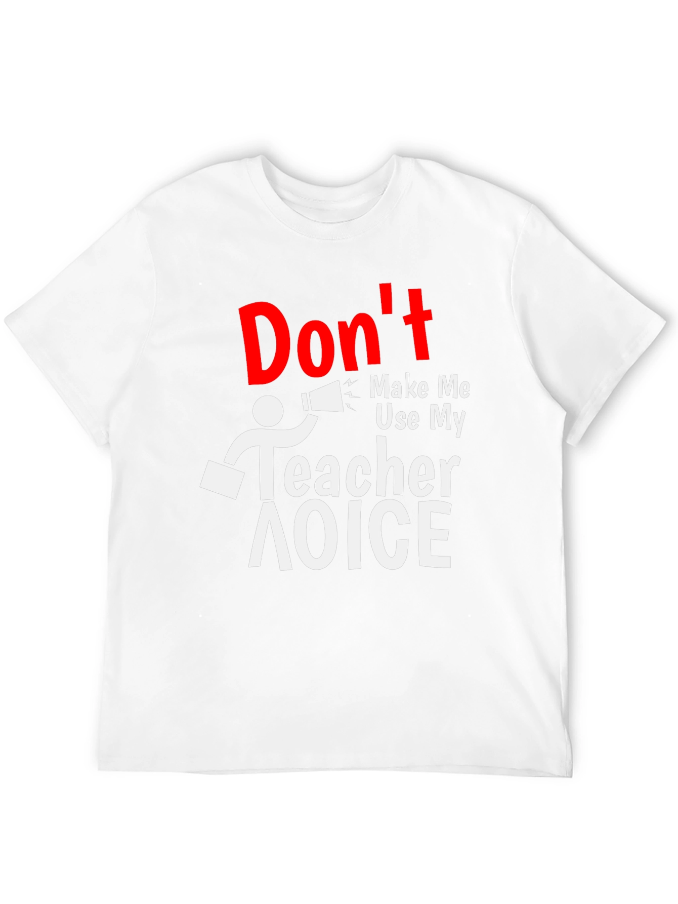 Black Don't Make Me Use My Teacher Voice T-Shirt view 12