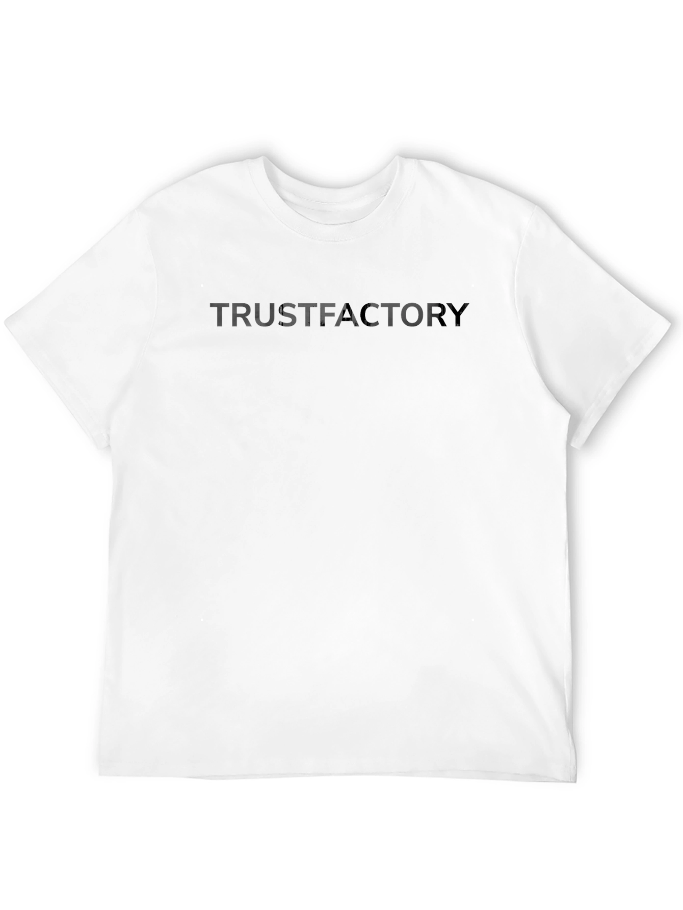 Black TRUSTFACTORY Black Graphic Tee - Modern Casual Wear view 12