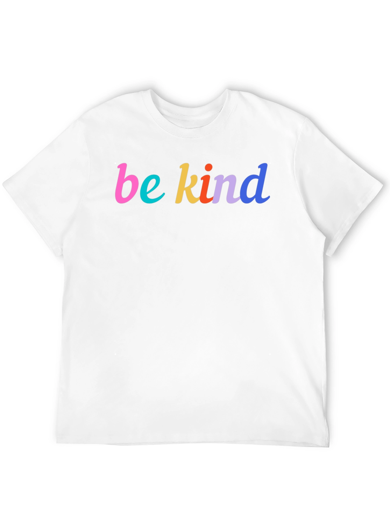 Black Be Kind Colorful Graphic Tee - Stylish Unisex T-Shirt view 12
