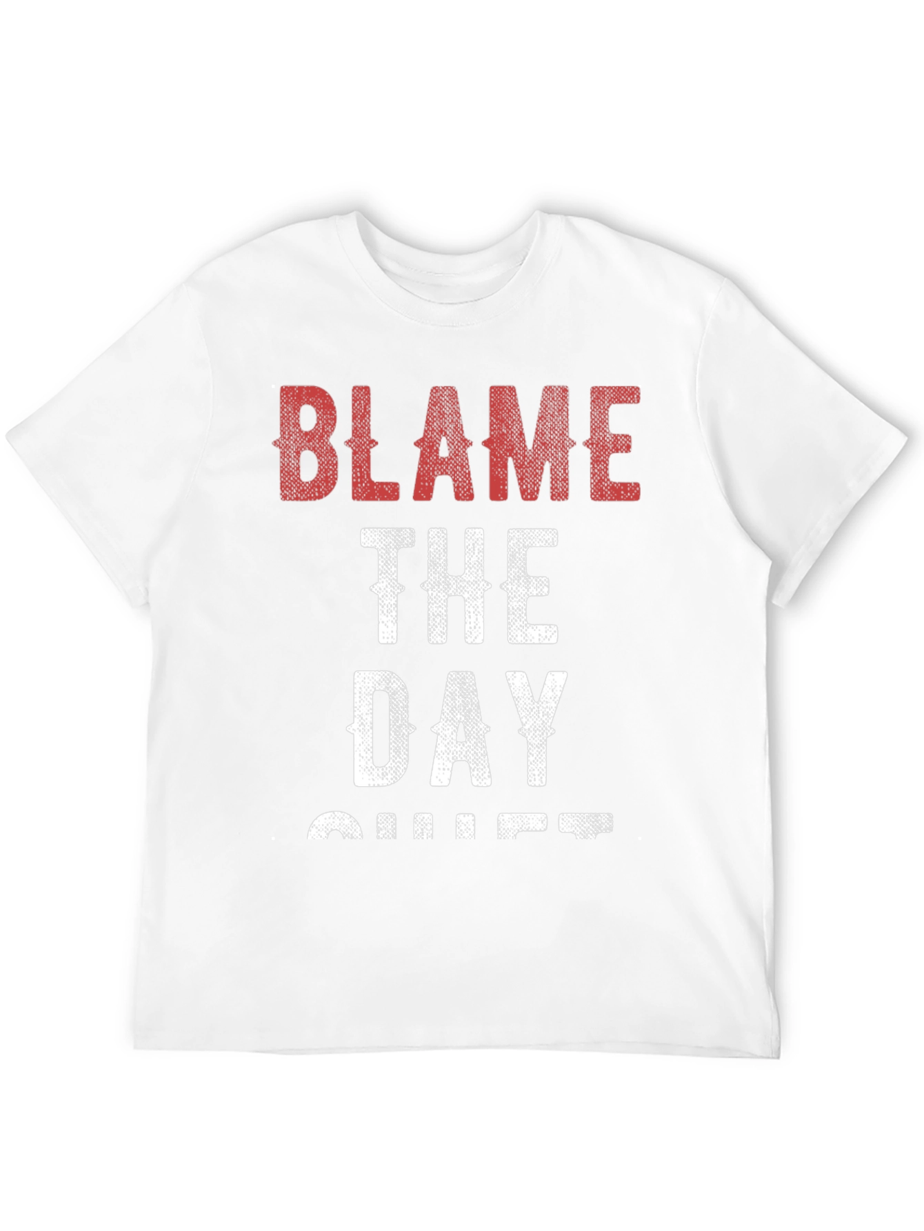 Black Blame The Day Shift Graphic Tee view 12