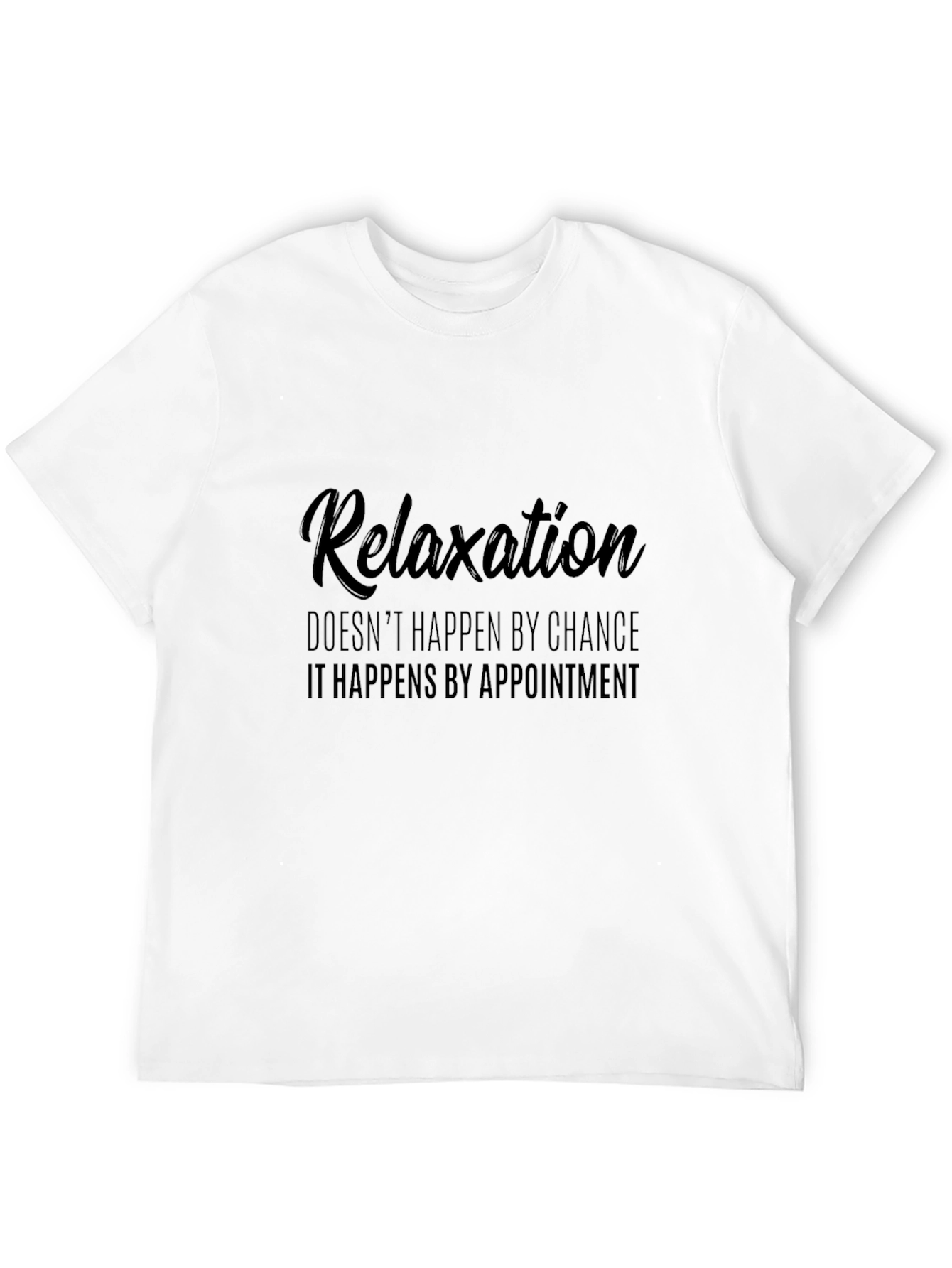 Black Relaxation Appointment T-Shirt view 12