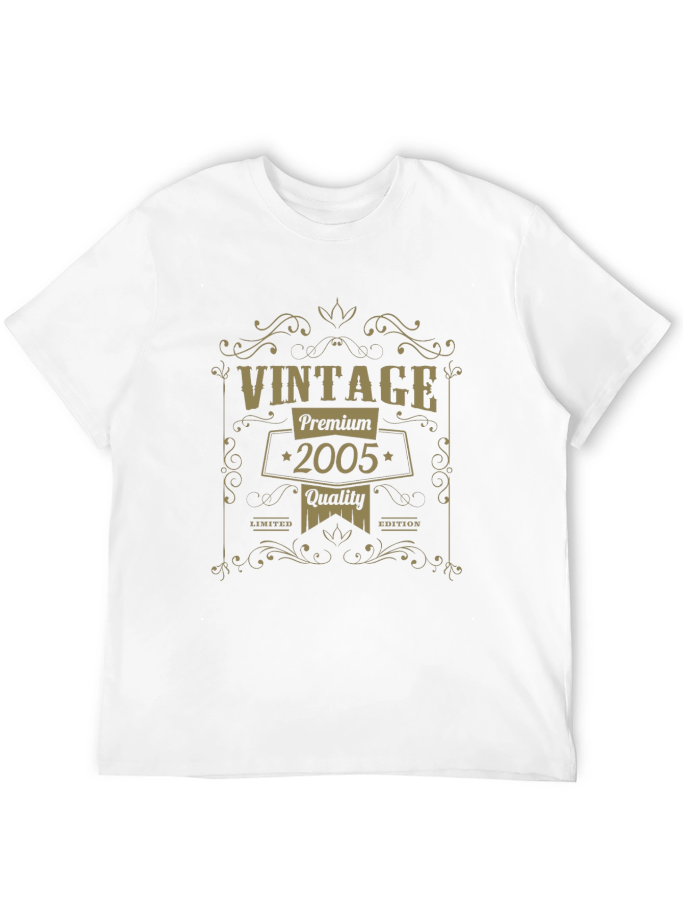 Black Vintage 2005 Premium Quality T-Shirt view 12