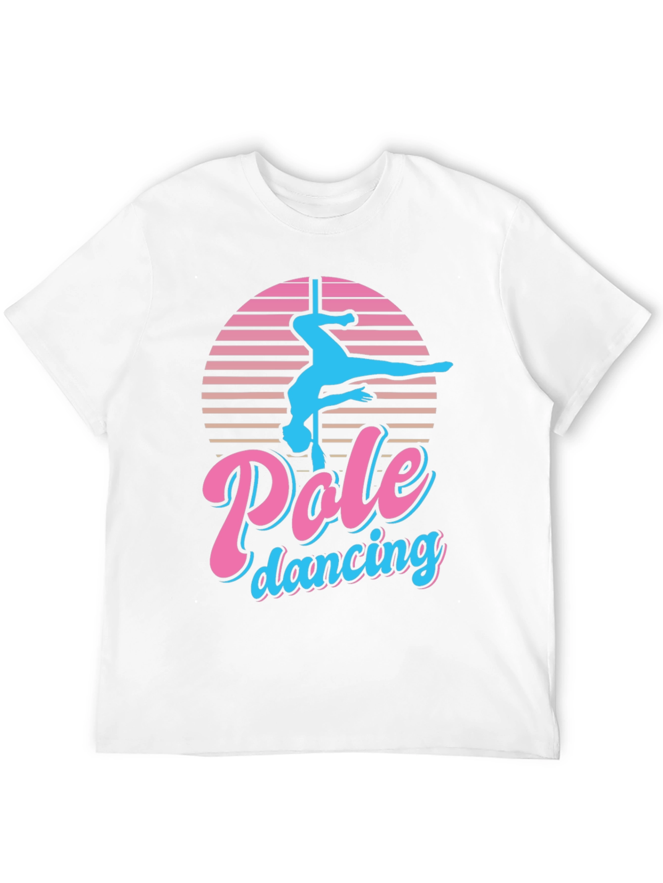 Black Retro Pole Dancing Graphic T-Shirt view 12