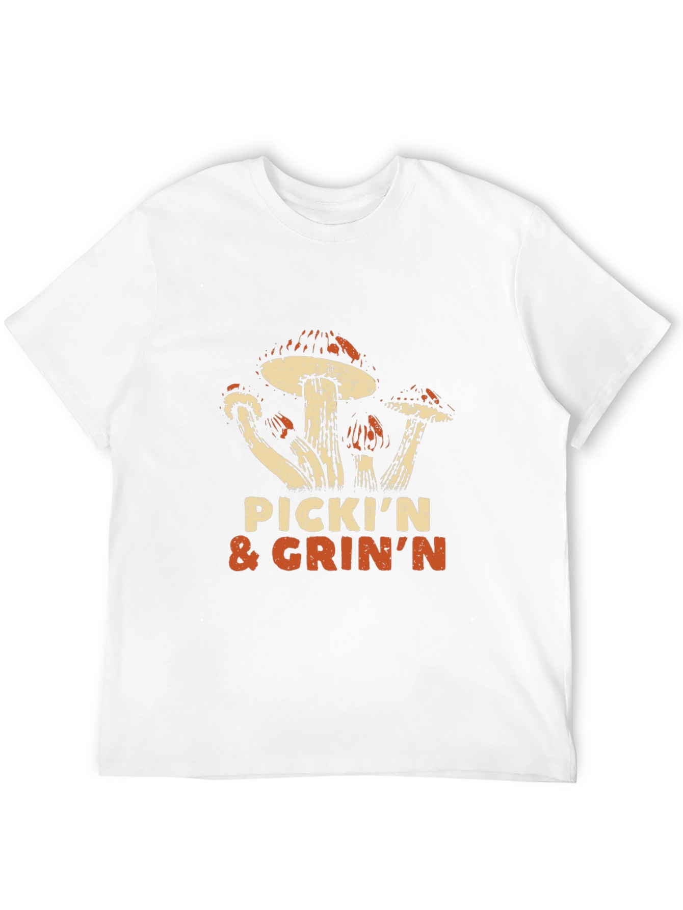 Black Pickin' & Grinnin' Mushroom T-Shirt view 12