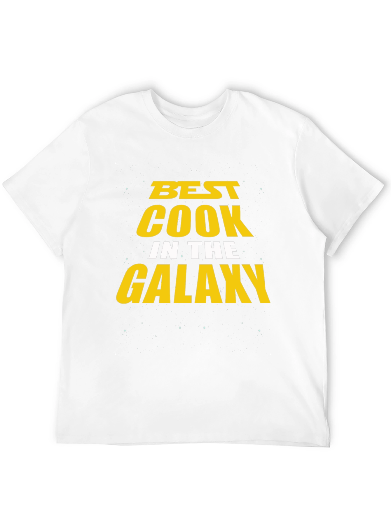 Black Best Cook in the Galaxy Graphic T-Shirt view 12