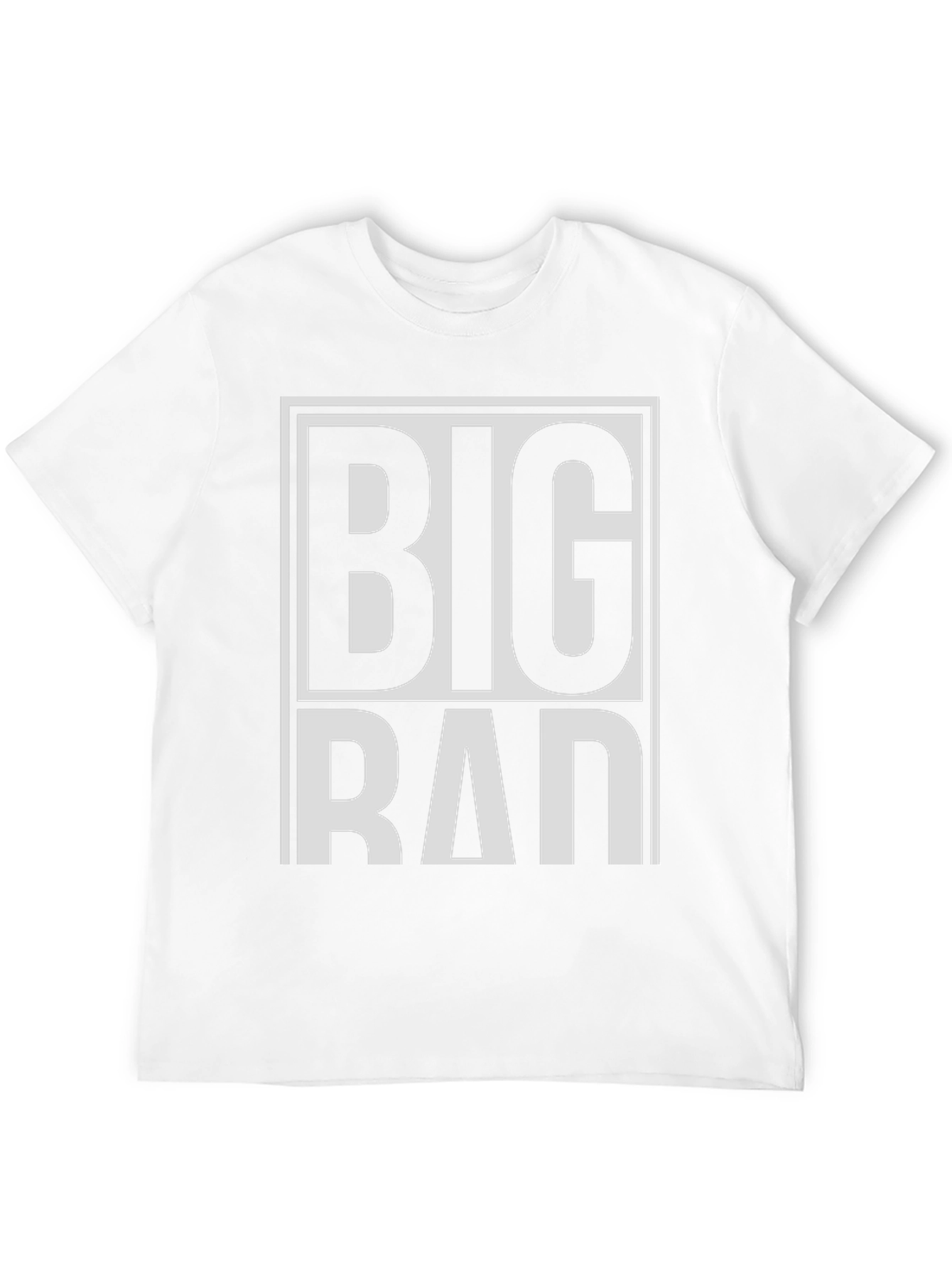 Black Big Rad Graphic Tee - Bold Statement T-Shirt view 12