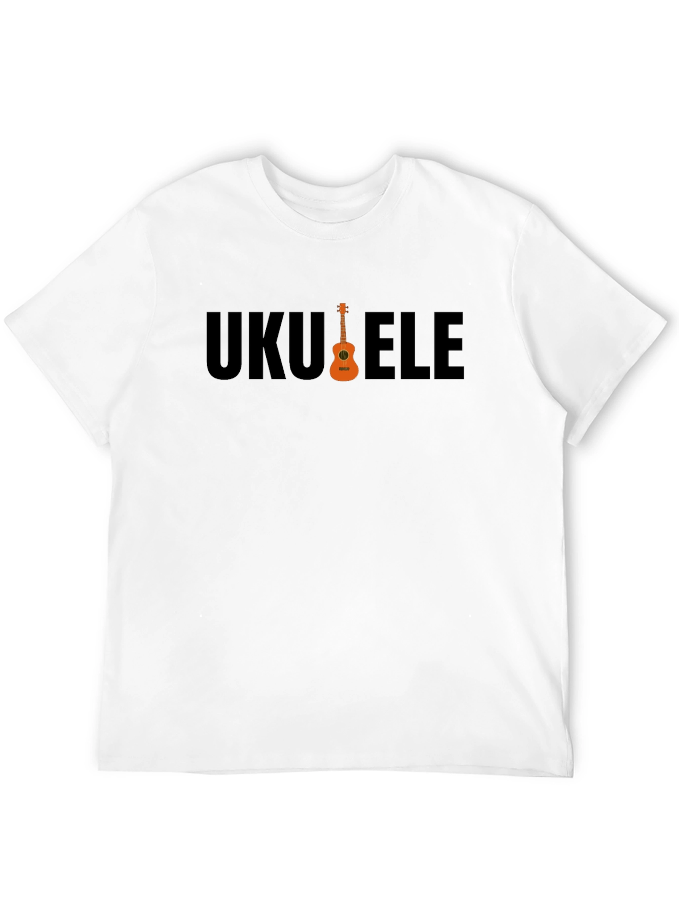 Black Ukulele Graphic T-Shirt - Music Lover Tee view 12