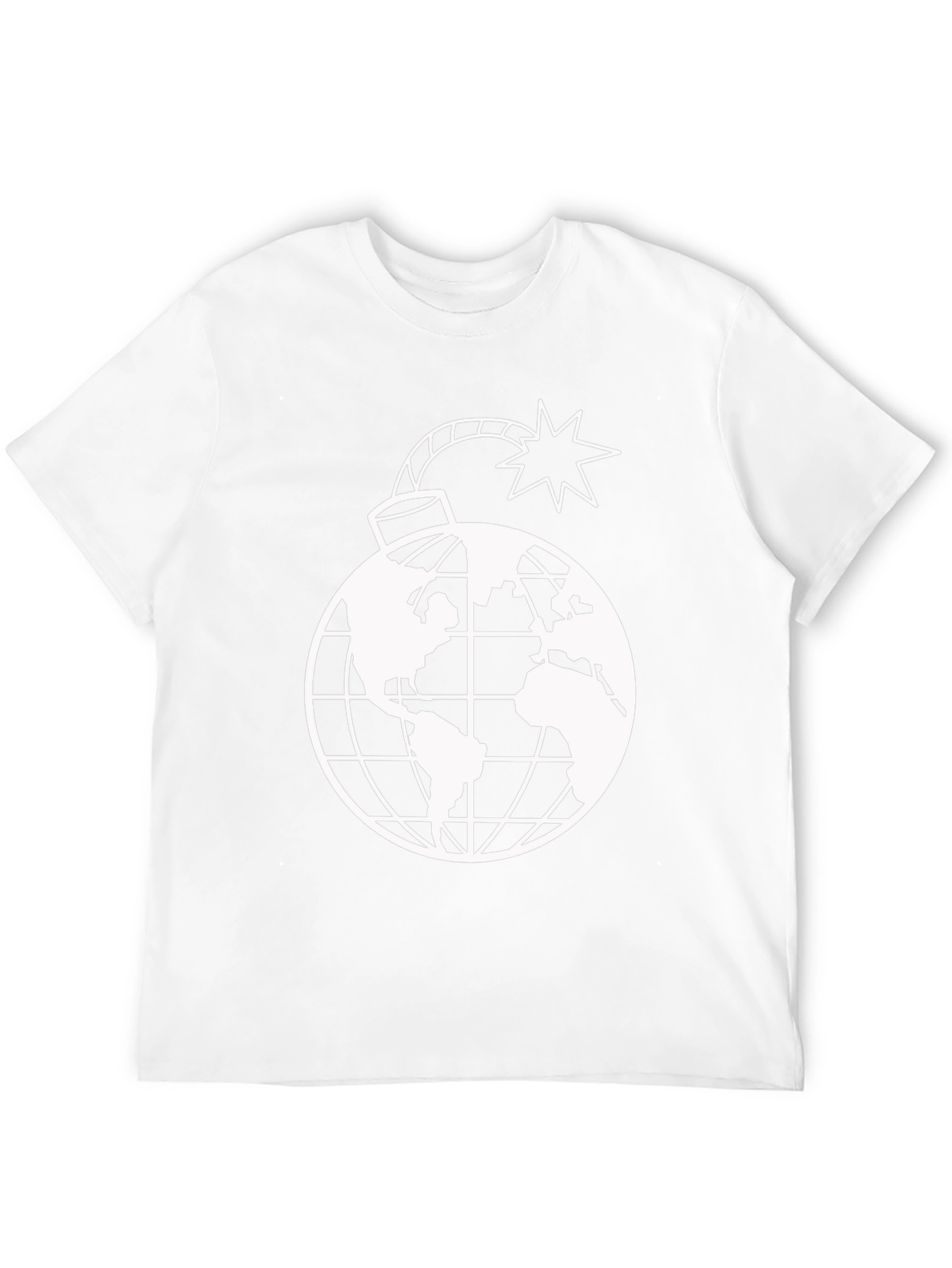 Black Global Bomb Tee - Men's Graphic T-Shirt view 12