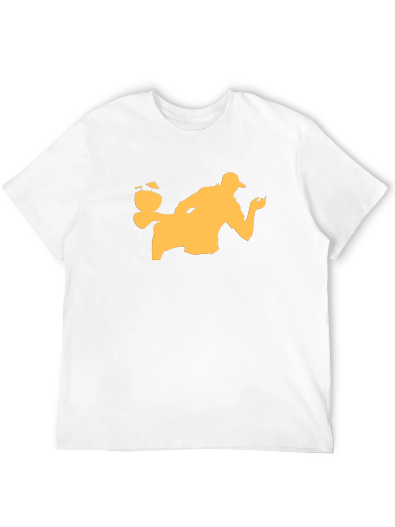 Black Bartender Silhouette Black T-Shirt view 12