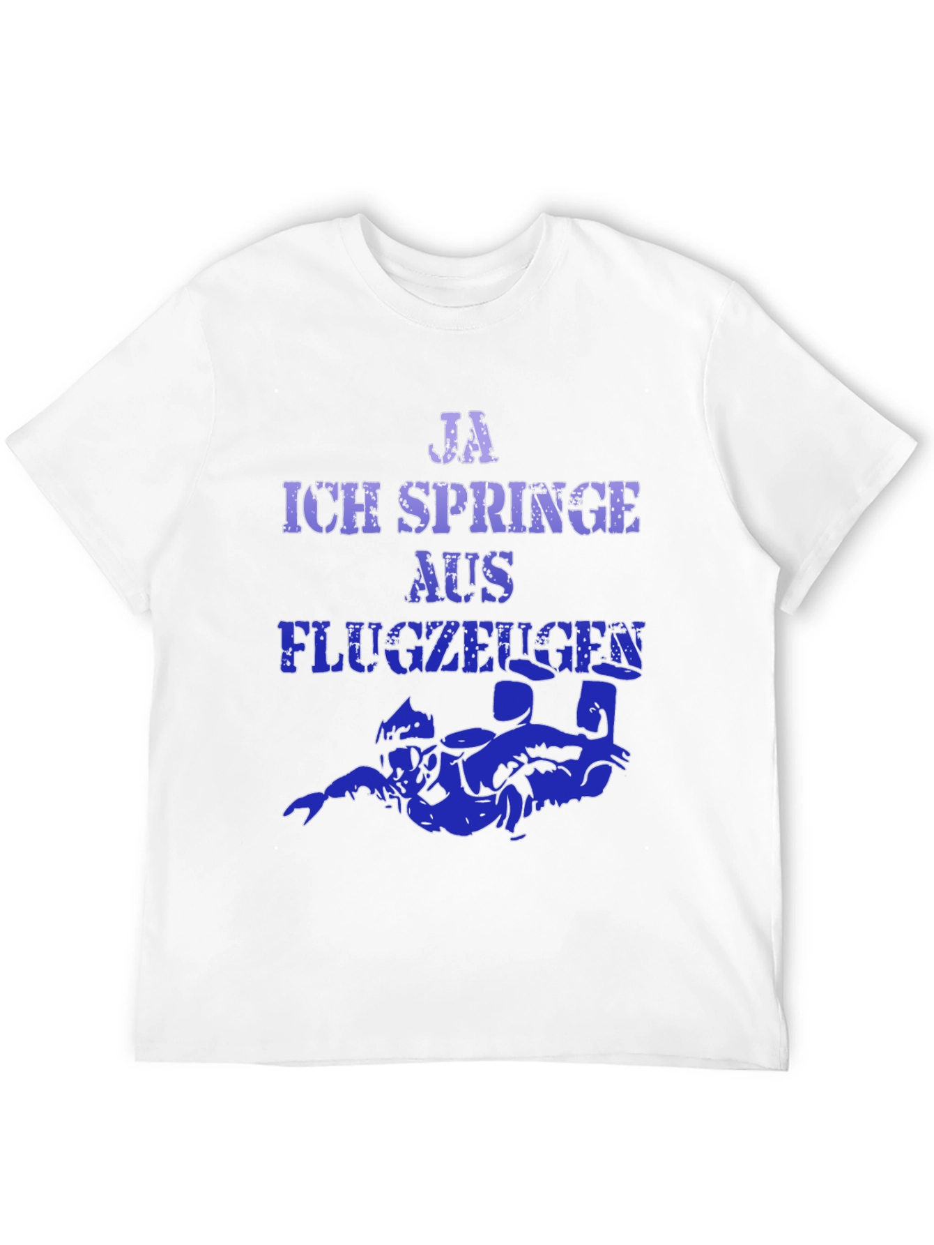 Black Ja Ich Springe Aus Flugzeugen T-Shirt - Skydiving Shirt view 12