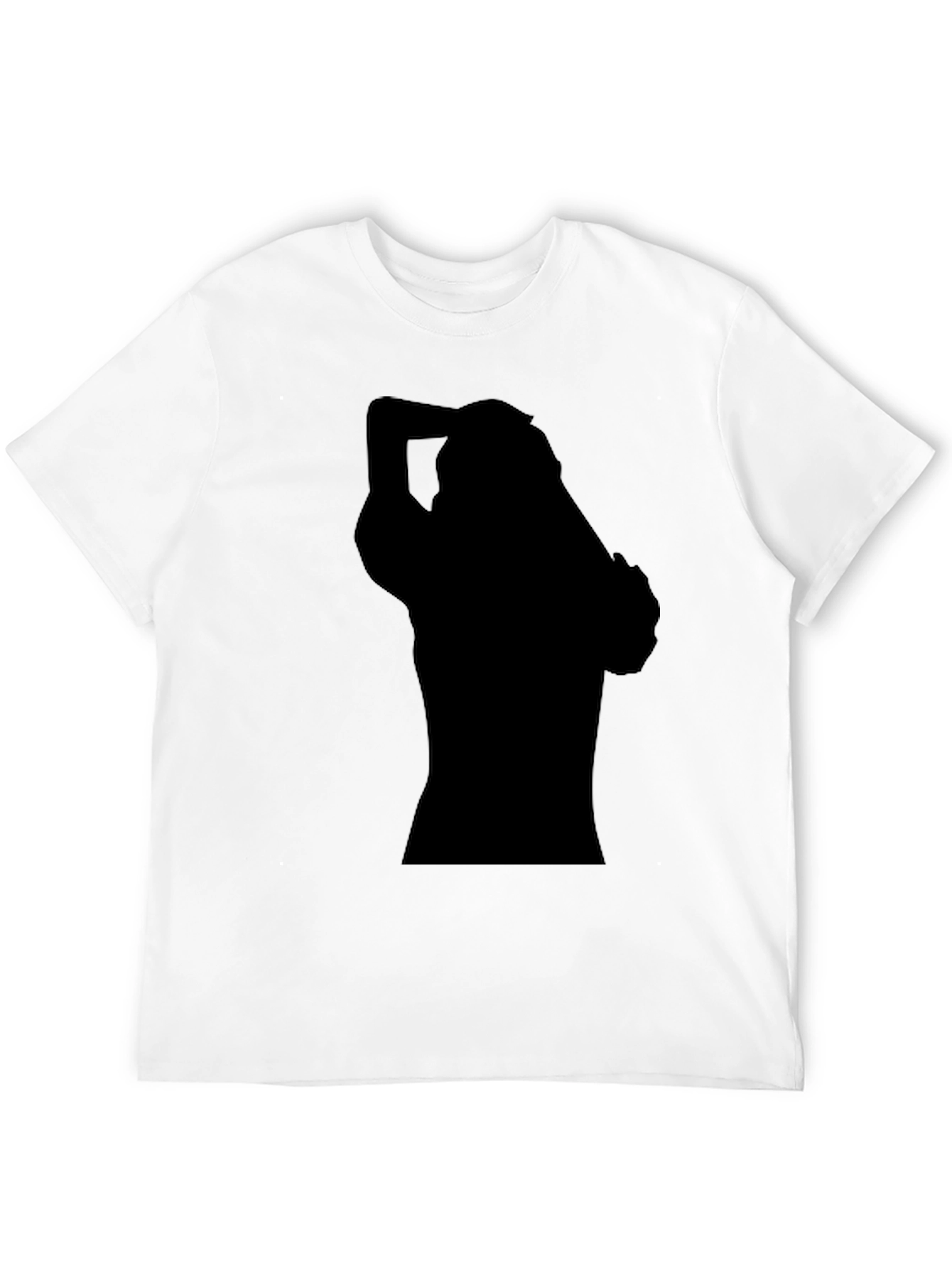 Black Black Silhouette Graphic T-Shirt view 12