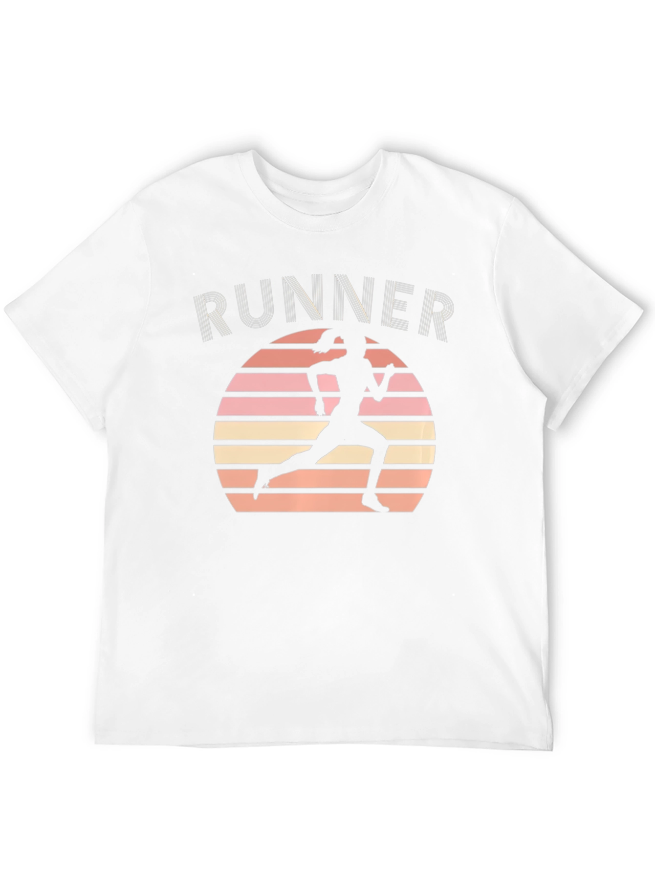 Black Runner Silhouette Graphic T-Shirt view 12