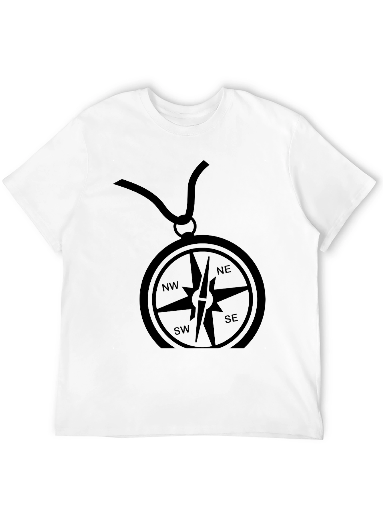 Black Compass Graphic T-Shirt - Adventure Ready! view 12