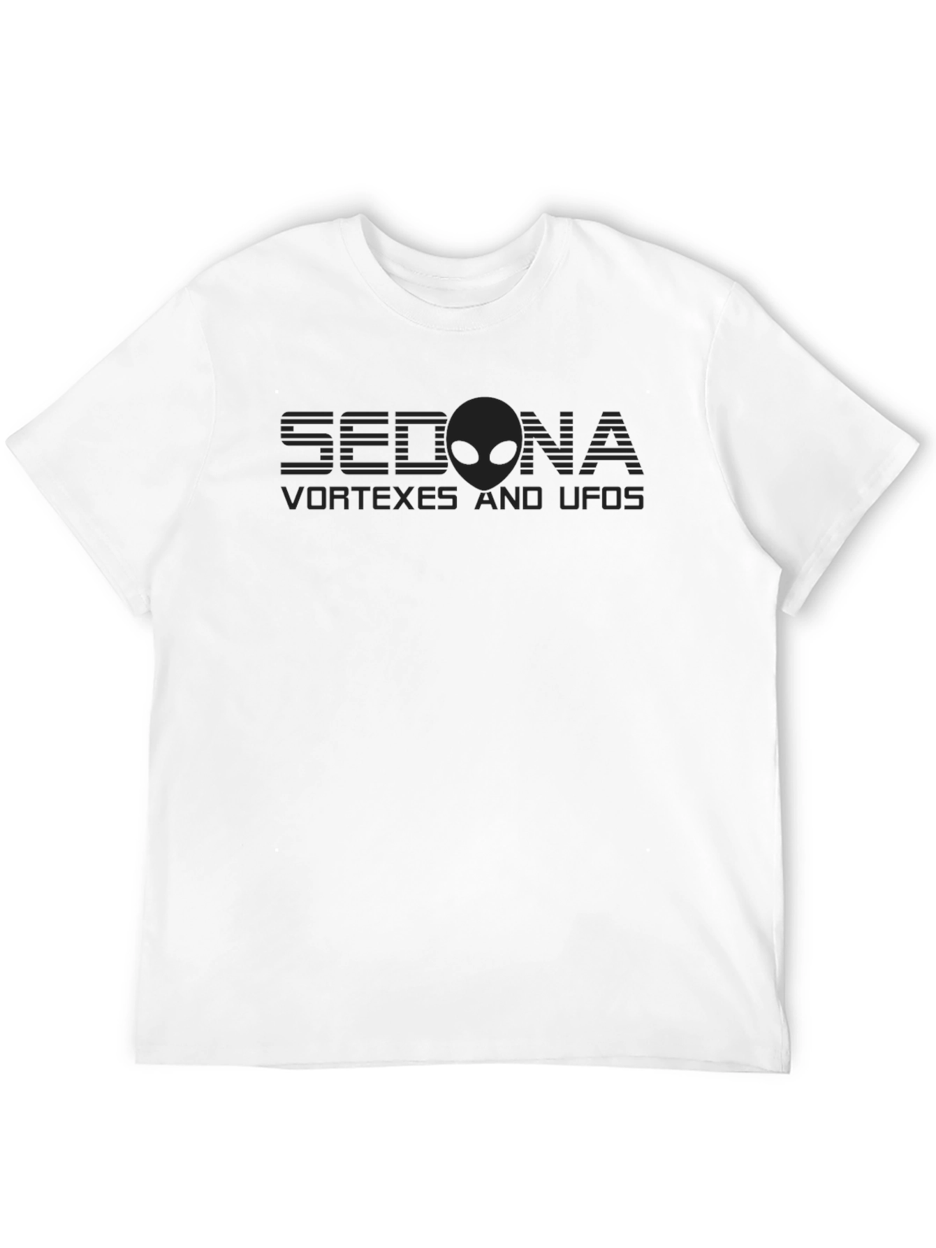 Black Sedona Vortices Alien UFOs Black T-Shirt view 12