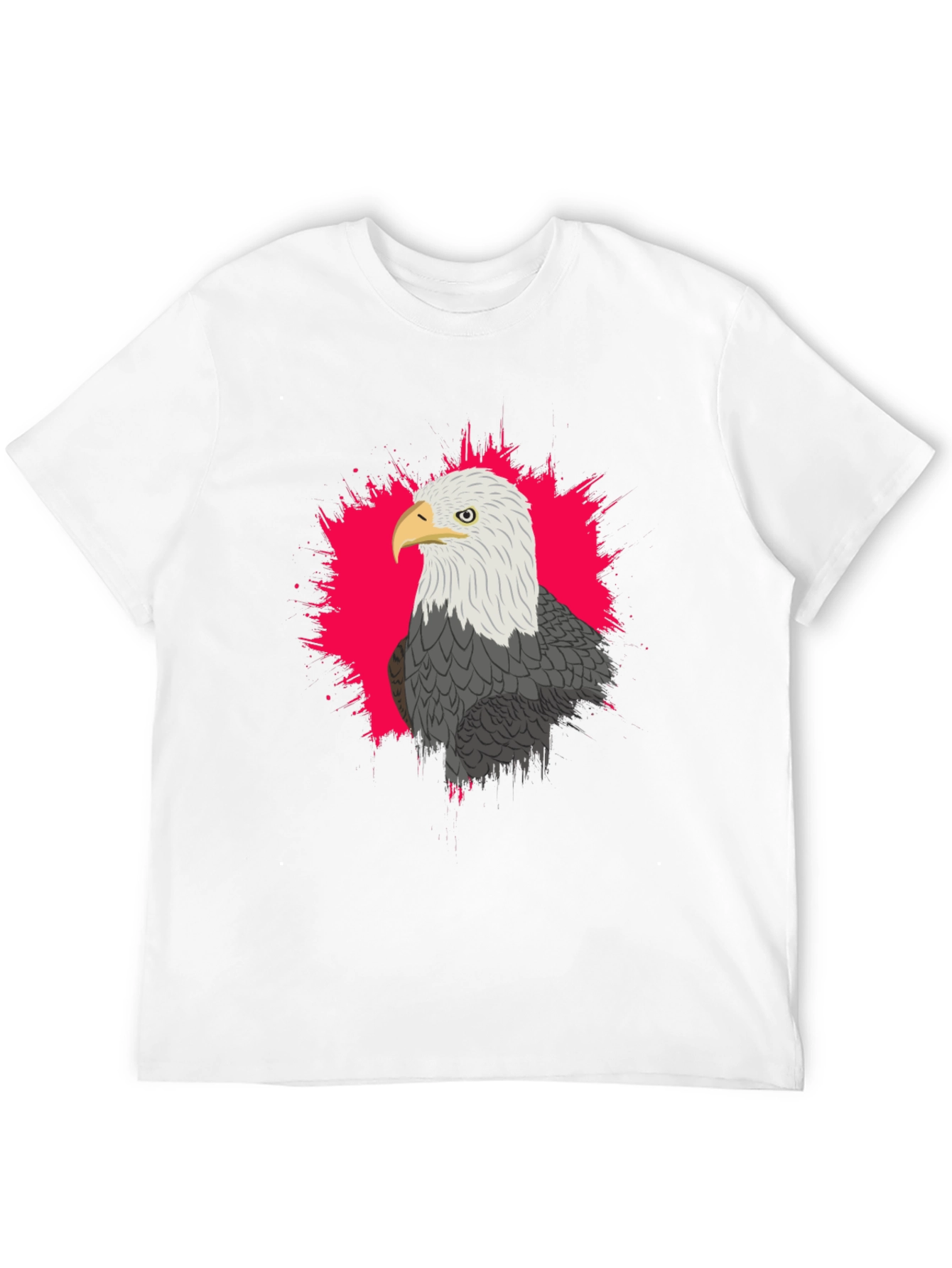 Black Eagle Graphic Tee - Black Cotton Blend view 12
