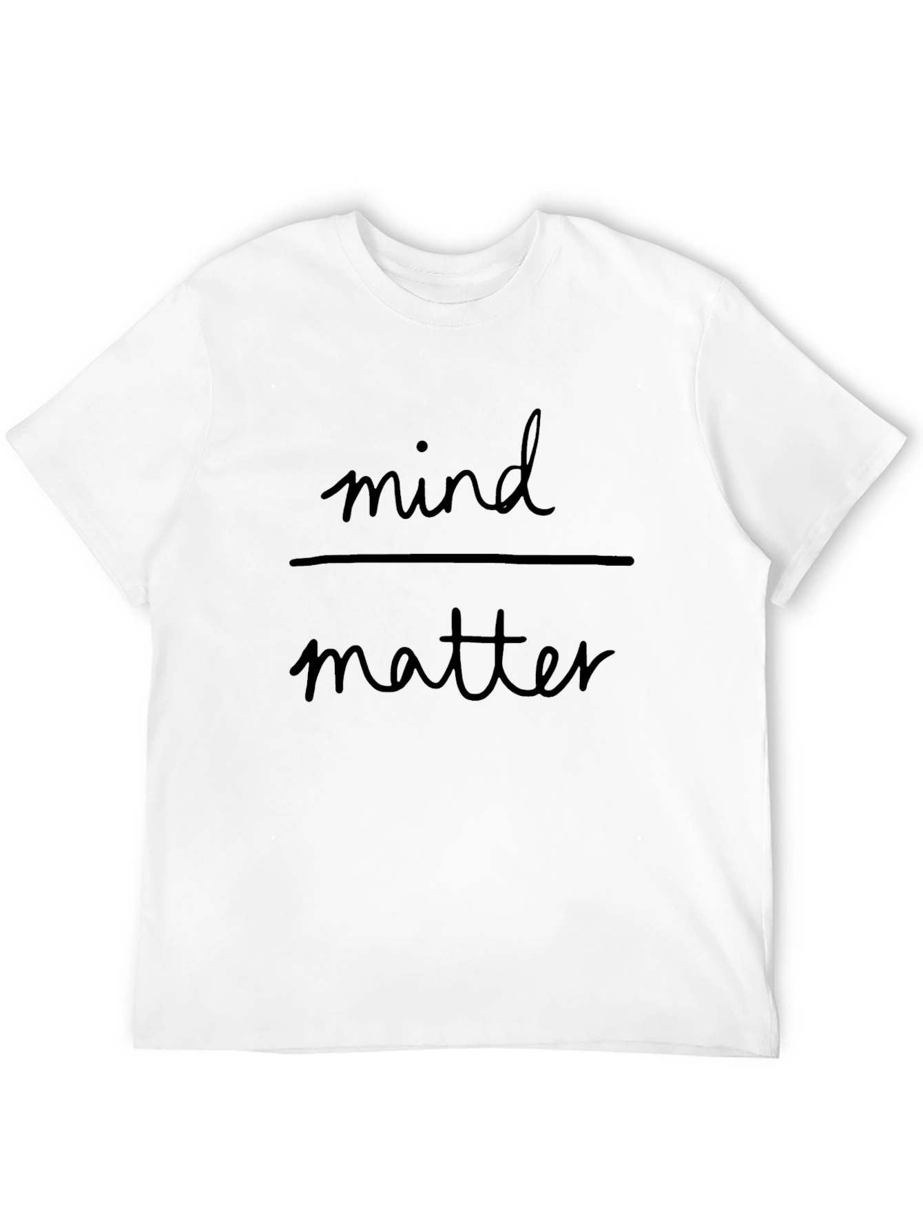 Black Mind Over Matter Black T-Shirt view 12