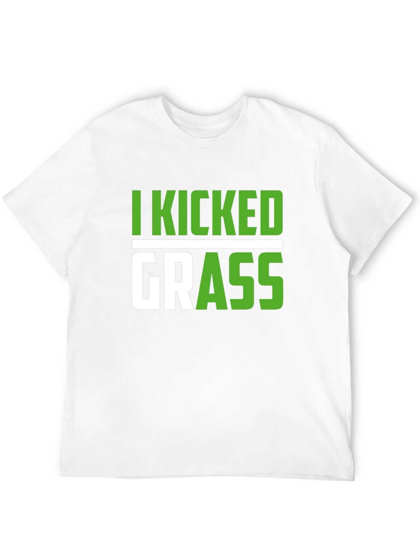 Black I Kicked Grass T-Shirt Funny Sarcastic Novelty Tee view 12
