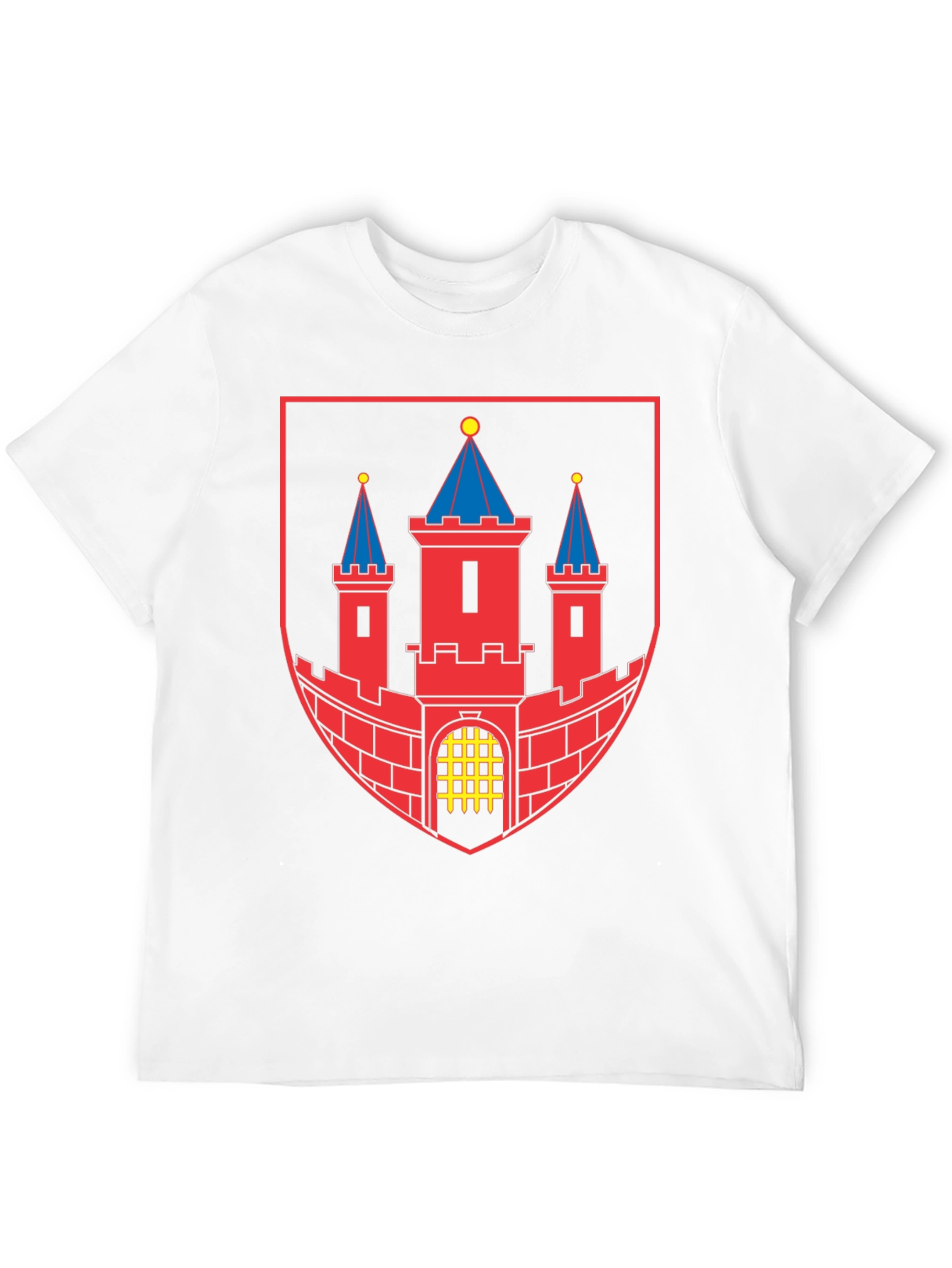 Black Black T-Shirt with City Coat of Arms Graphic view 12