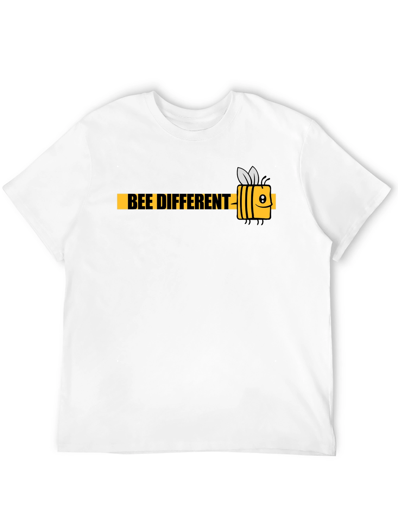 Black Bee Different Black Graphic T-Shirt - Mens view 12