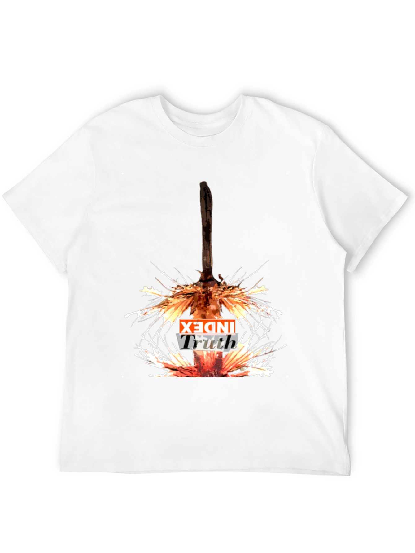 Black Index Truth Black Graphic T-Shirt view 12