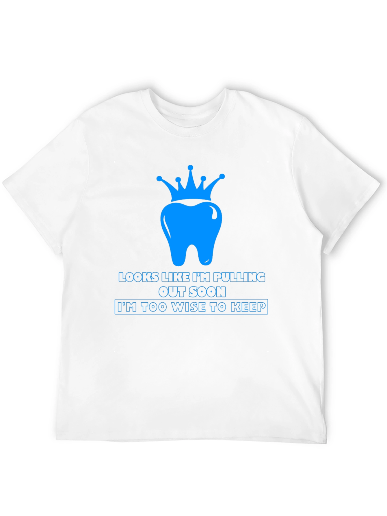 Black Wisdom Tooth Crown T-Shirt - Funny Dental Tee view 12