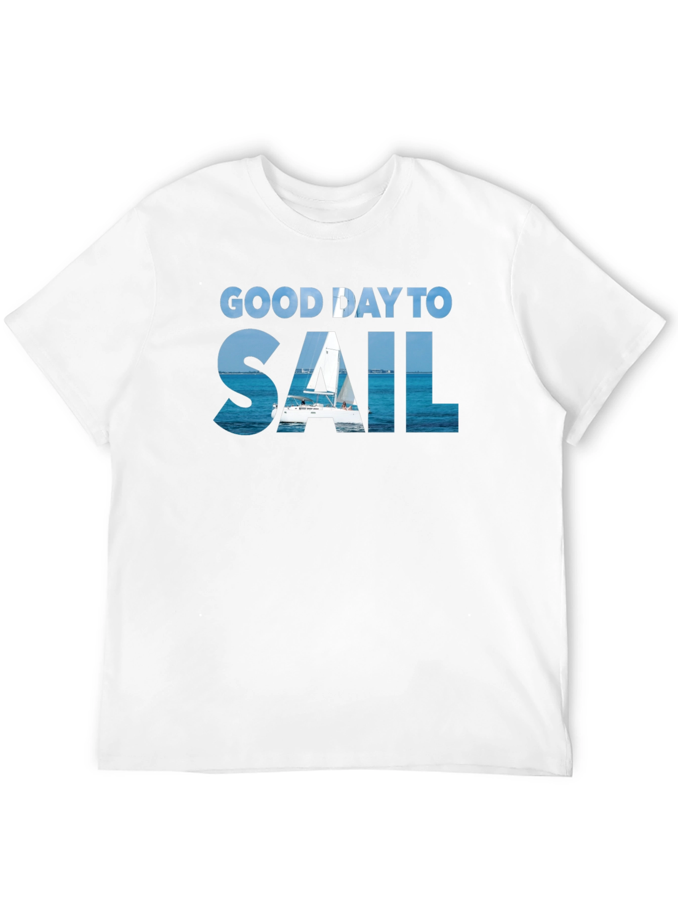 Black Good Day to Sail Graphic Tee - Soft Cotton view 12
