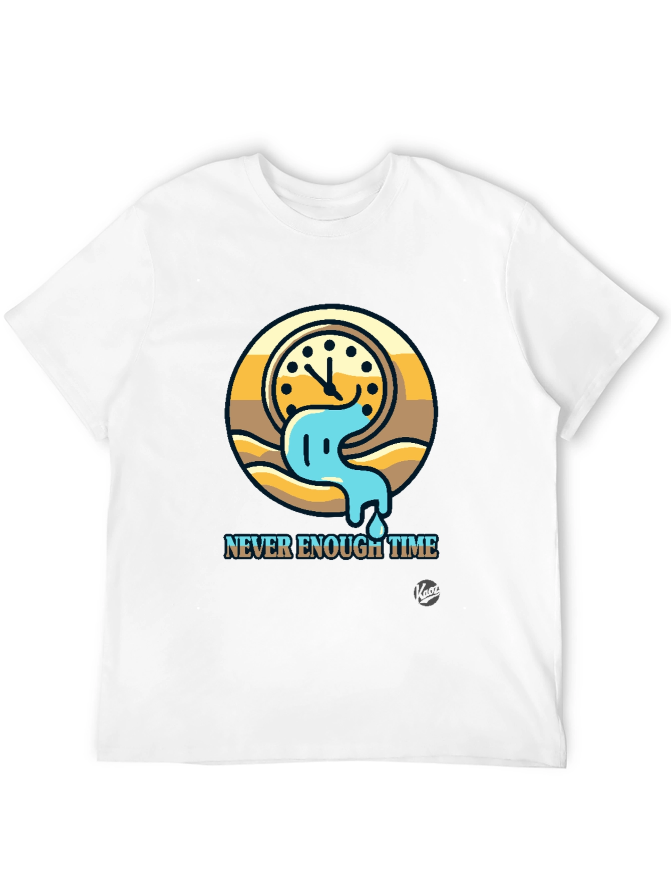 Black Never Enough Time Graphic Tee - Unique Design view 12