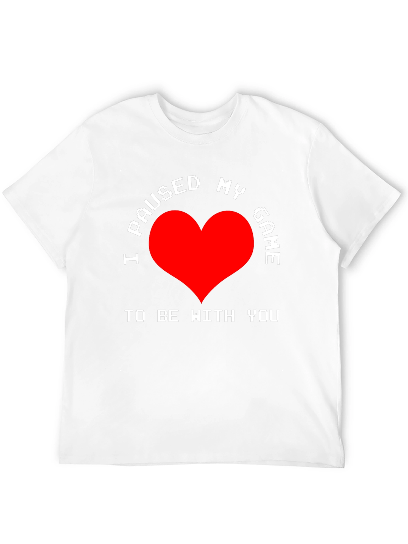 Black I Paused My Game T-Shirt - Gamer Love Tee view 12